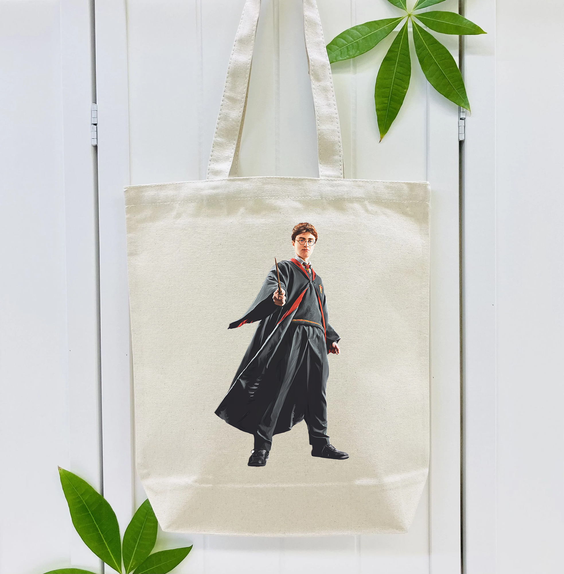 Harry Potter ハリー・ポッターシリーズ 縦型キャンバス生地手提げバッグ　トートバッグ
