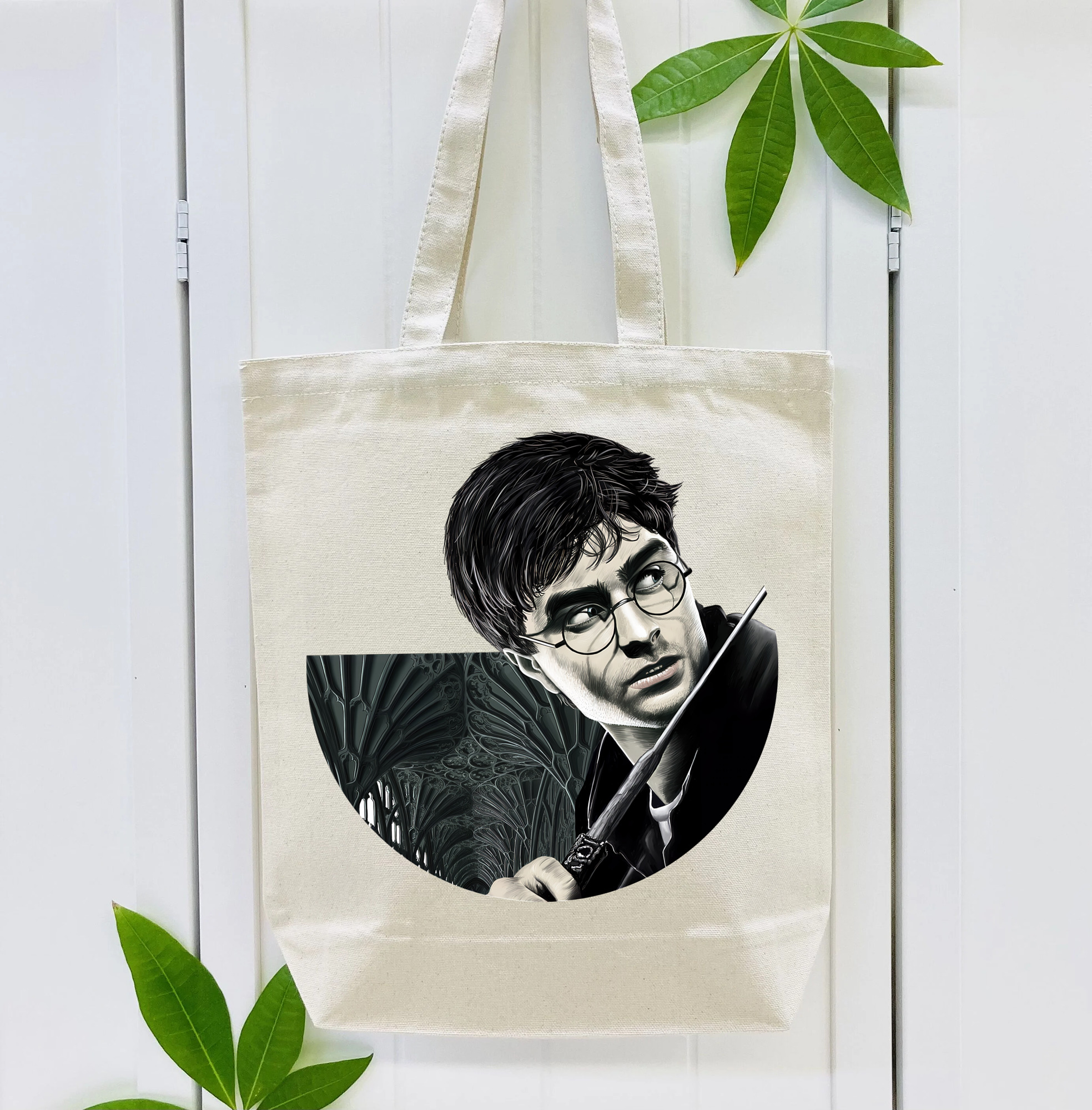 Harry Potter ハリー・ポッターシリーズ 縦型キャンバス生地手提げバッグ　トートバッグ