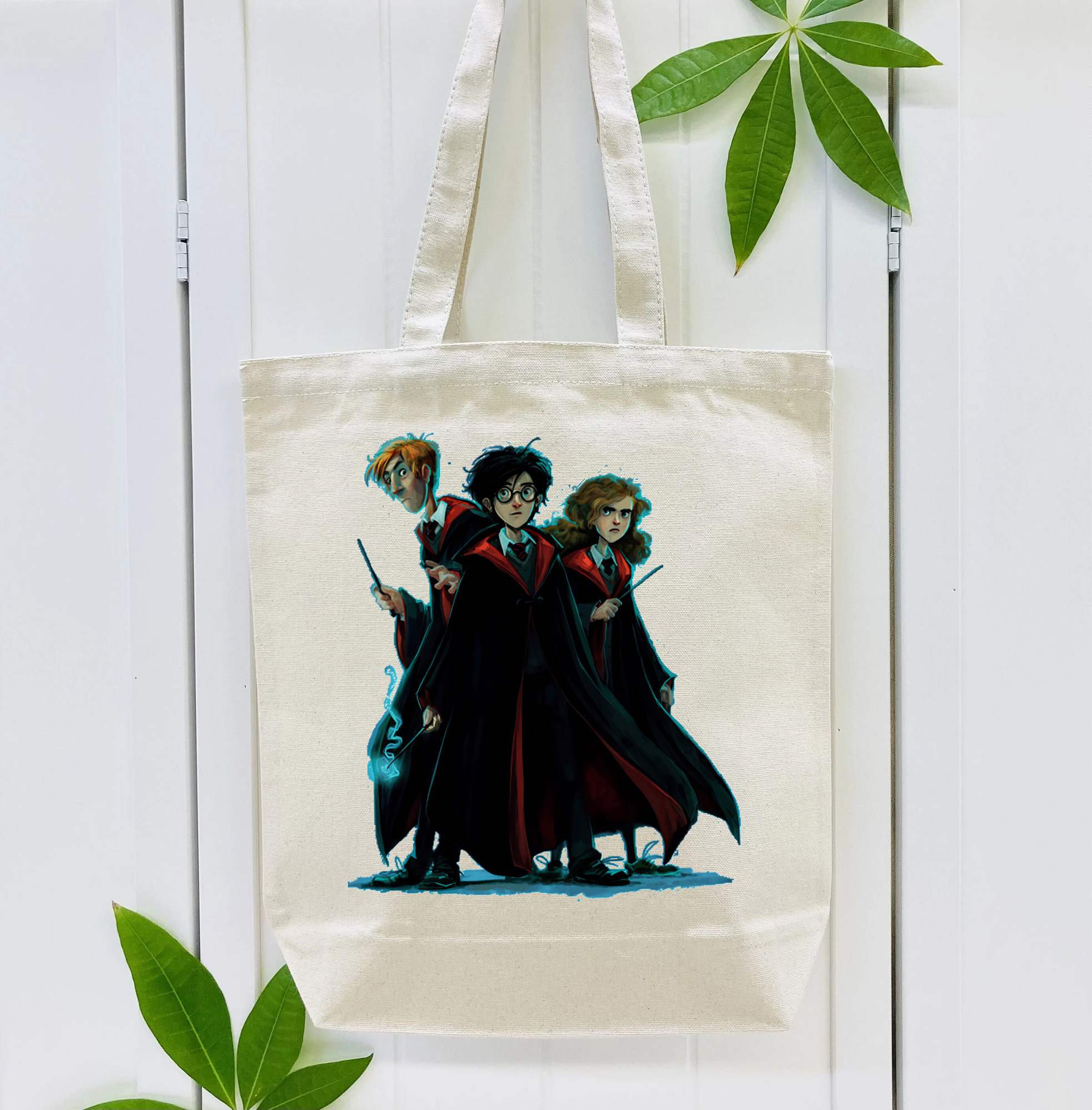 Harry Potter ハリー・ポッターシリーズ 縦型キャンバス生地手提げバッグ　トートバッグ