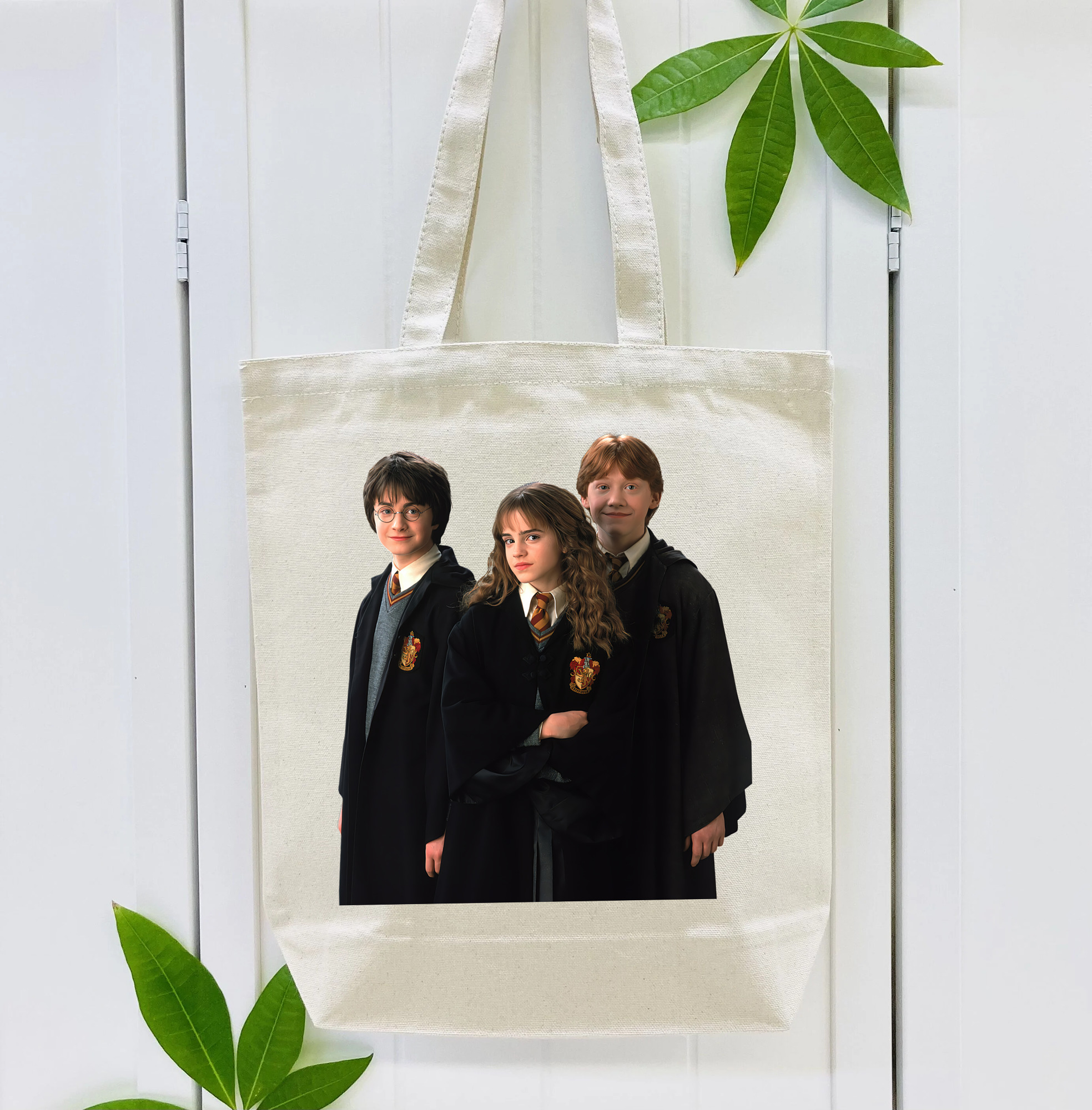 Harry Potter ハリー・ポッターシリーズ 縦型キャンバス生地手提げバッグ　トートバッグ