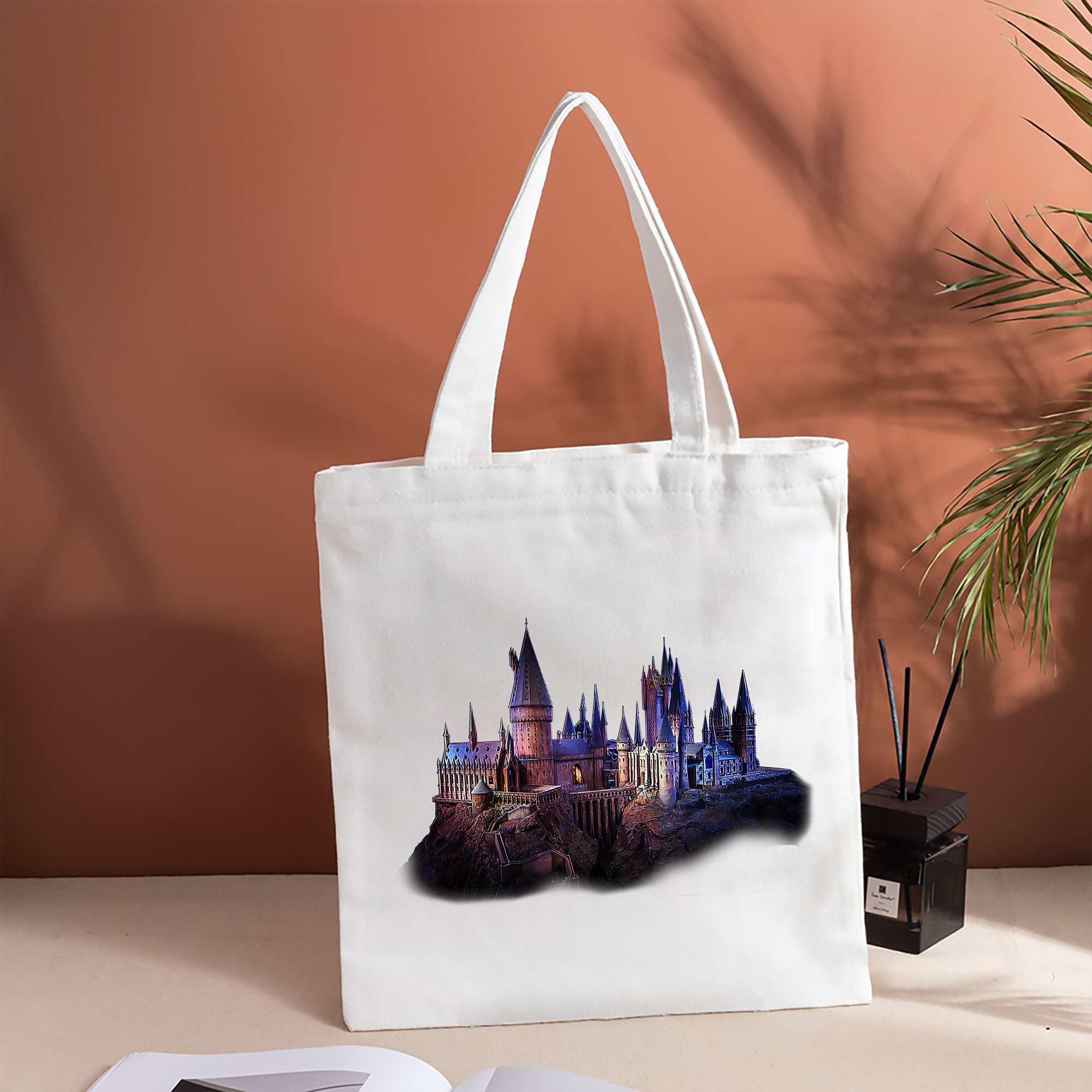 Harry Potter ハリー・ポッターシリーズ 縦型キャンバス生地手提げバッグ　トートバッグ