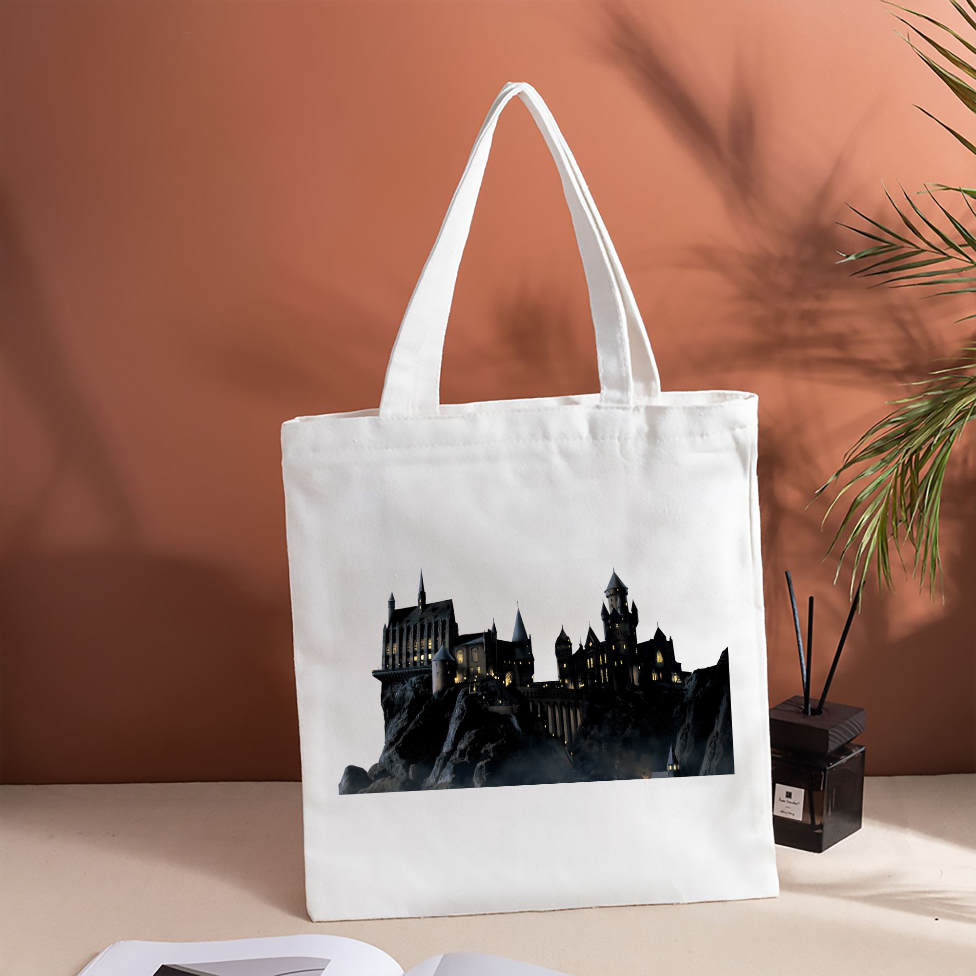 Harry Potter ハリー・ポッターシリーズ 縦型キャンバス生地手提げバッグ　トートバッグ