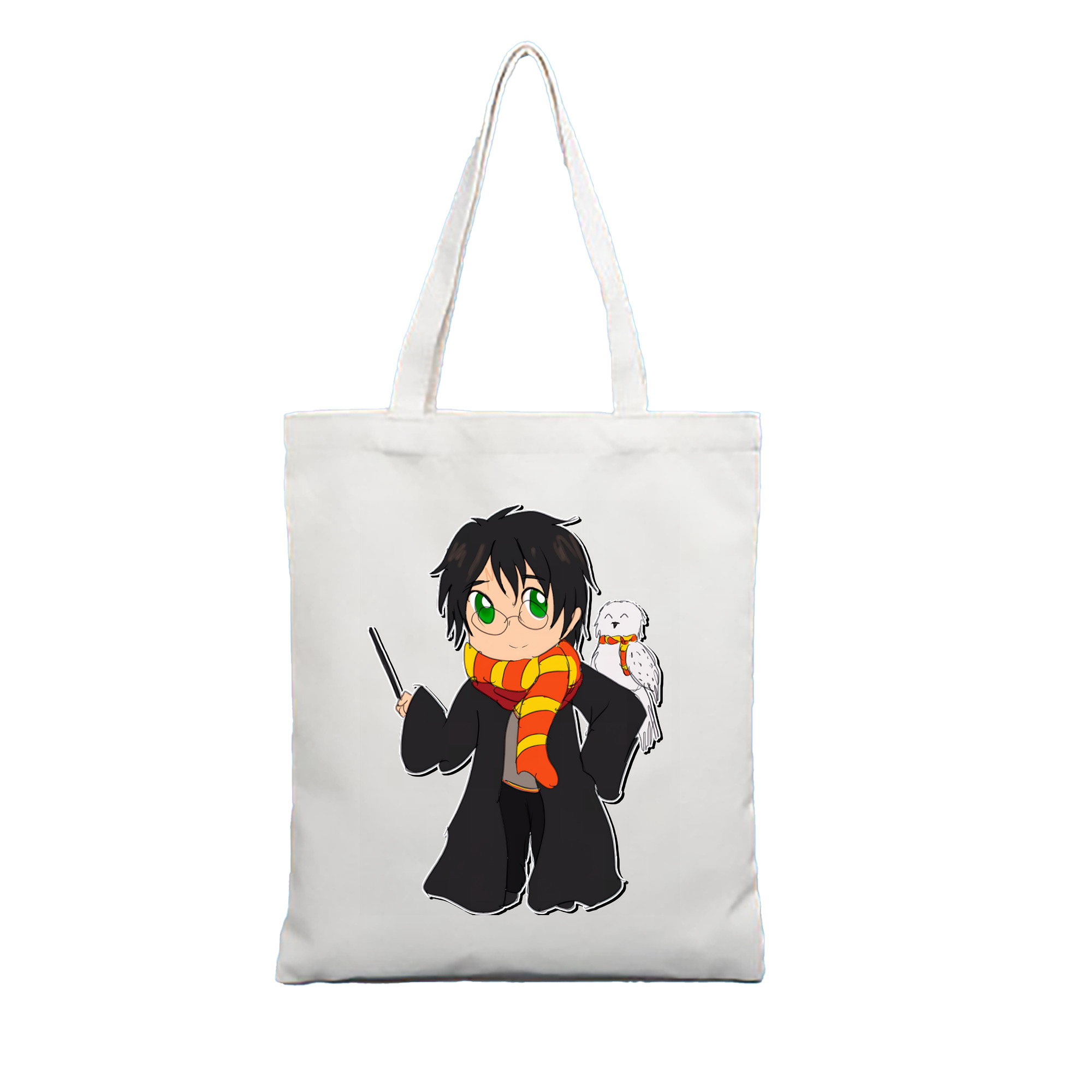 （画像用） Harry Potter ハリー・ポッターシリーズ 縦型キャンバス生地手提げバッグ　トートバッグ