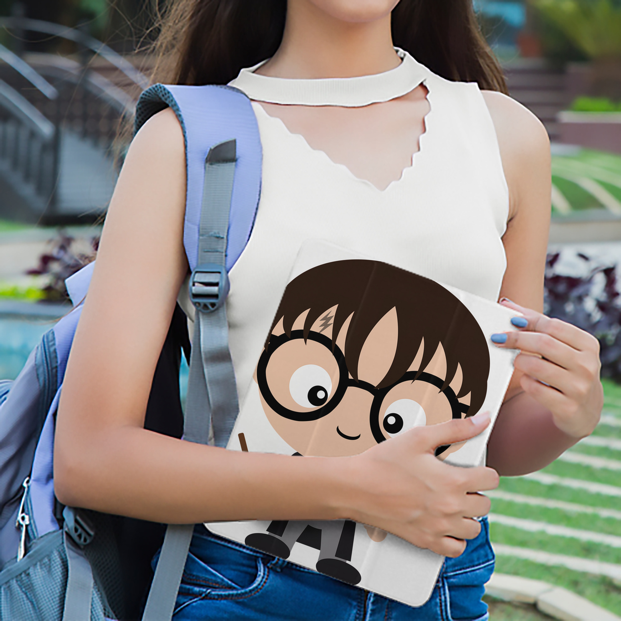 Harry Potter ハリー・ポッターシリーズ IPad ケース ペン収納付き 三つ折りスタンド PUレザー×シリコン 対応機種9.5/10.5/10.9インチ