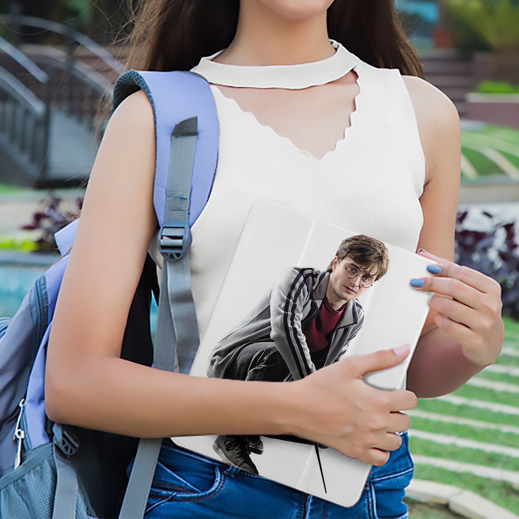 Harry Potter ハリー・ポッターシリーズ IPad ケース ペン収納付き 三つ折りスタンド PUレザー×シリコン 対応機種9.5/10.5/10.9インチ