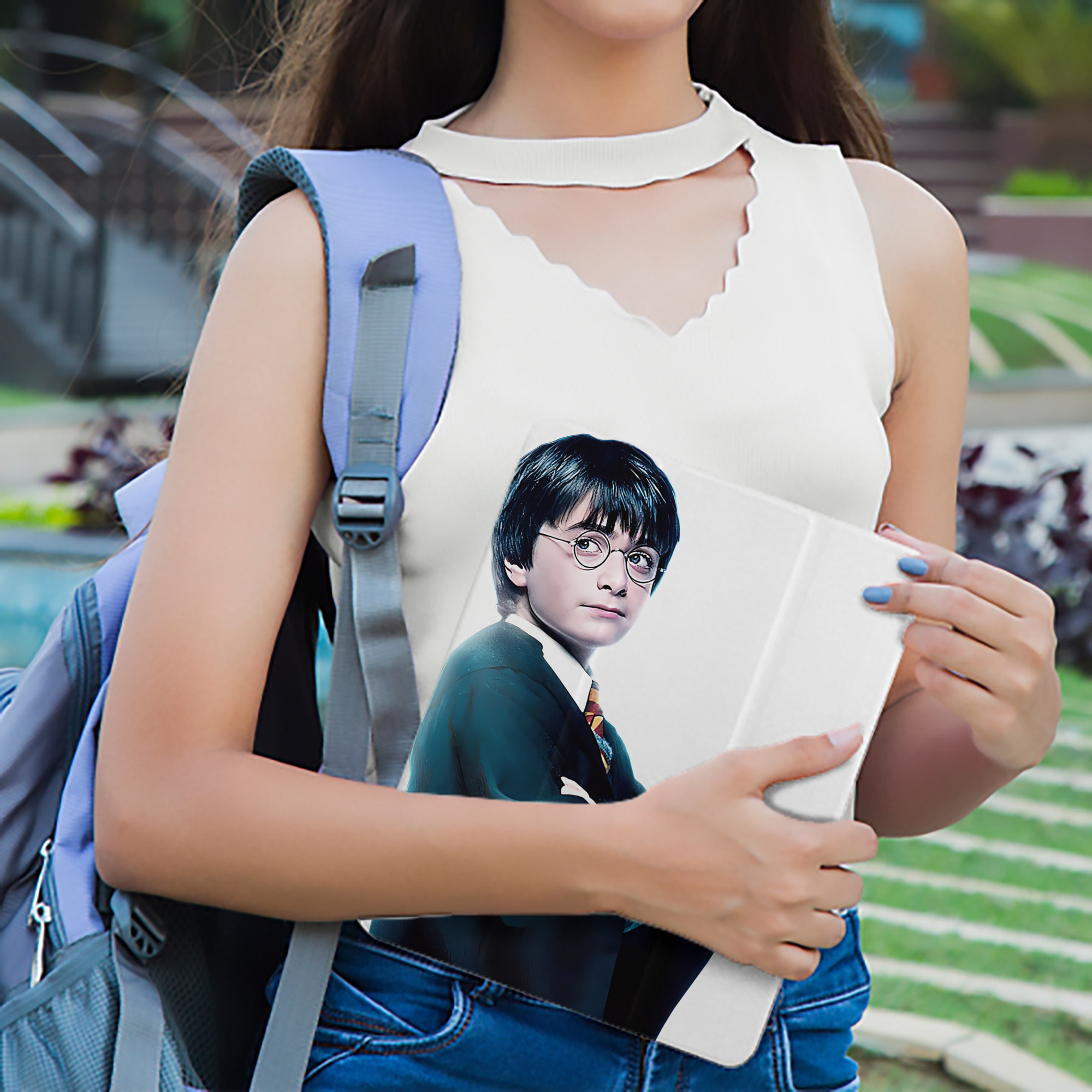 Harry Potter ハリー・ポッターシリーズ IPad ケース ペン収納付き 三つ折りスタンド PUレザー×シリコン 対応機種9.5/10.5/10.9インチ
