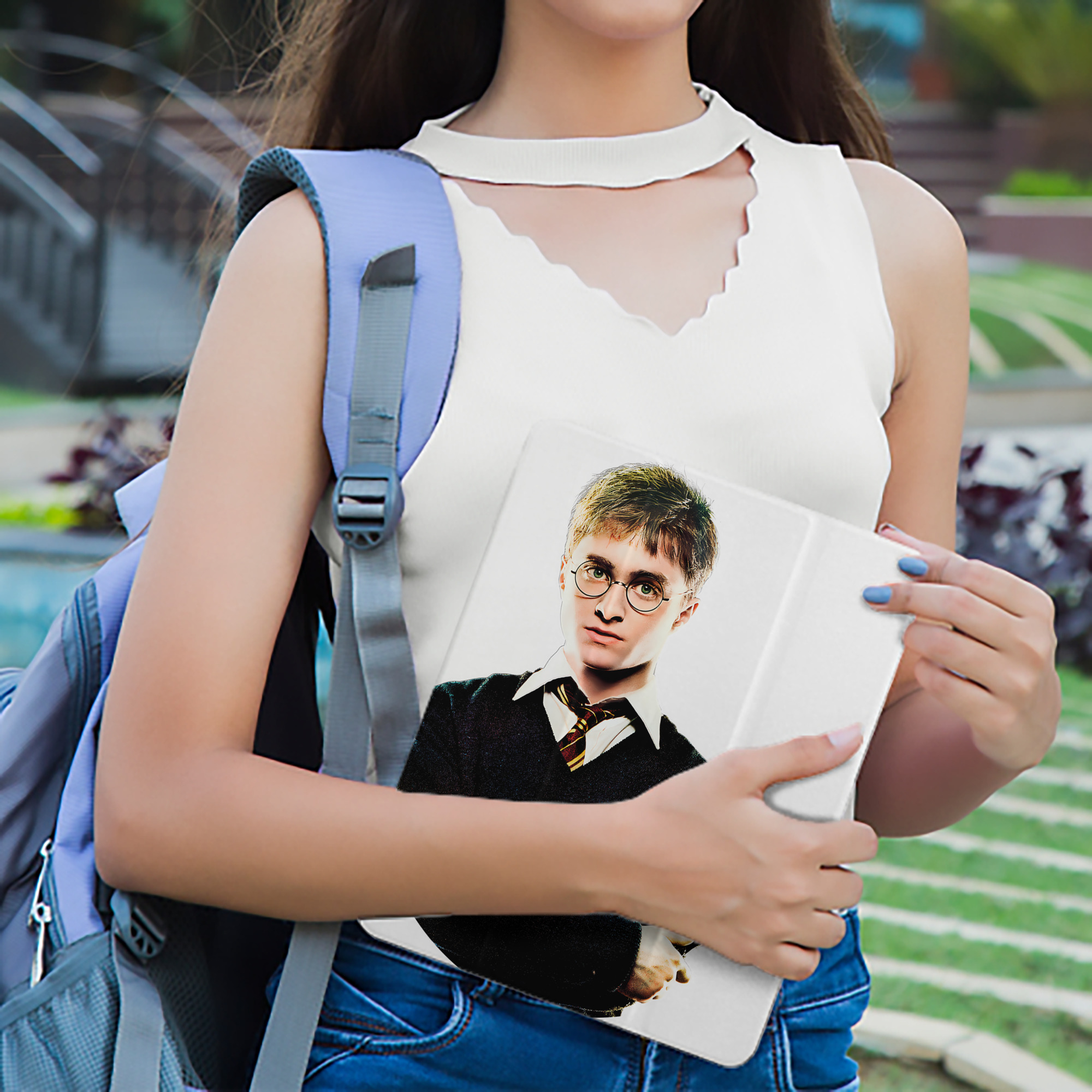 Harry Potter ハリー・ポッターシリーズ IPad ケース ペン収納付き 三つ折りスタンド PUレザー×シリコン 対応機種9.5/10.5/10.9インチ