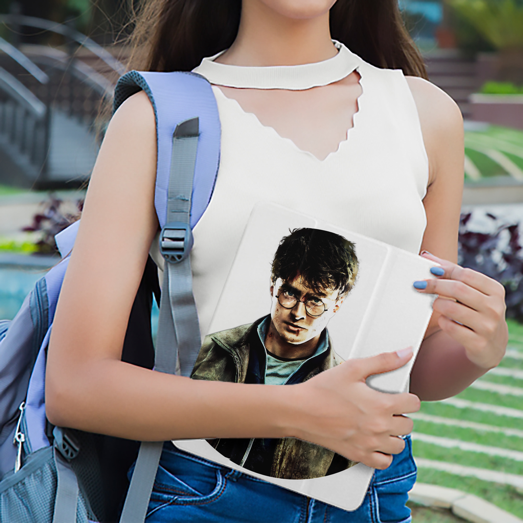 Harry Potter ハリー・ポッターシリーズ IPad ケース ペン収納付き 三つ折りスタンド PUレザー×シリコン 対応機種9.5/10.5/10.9インチ
