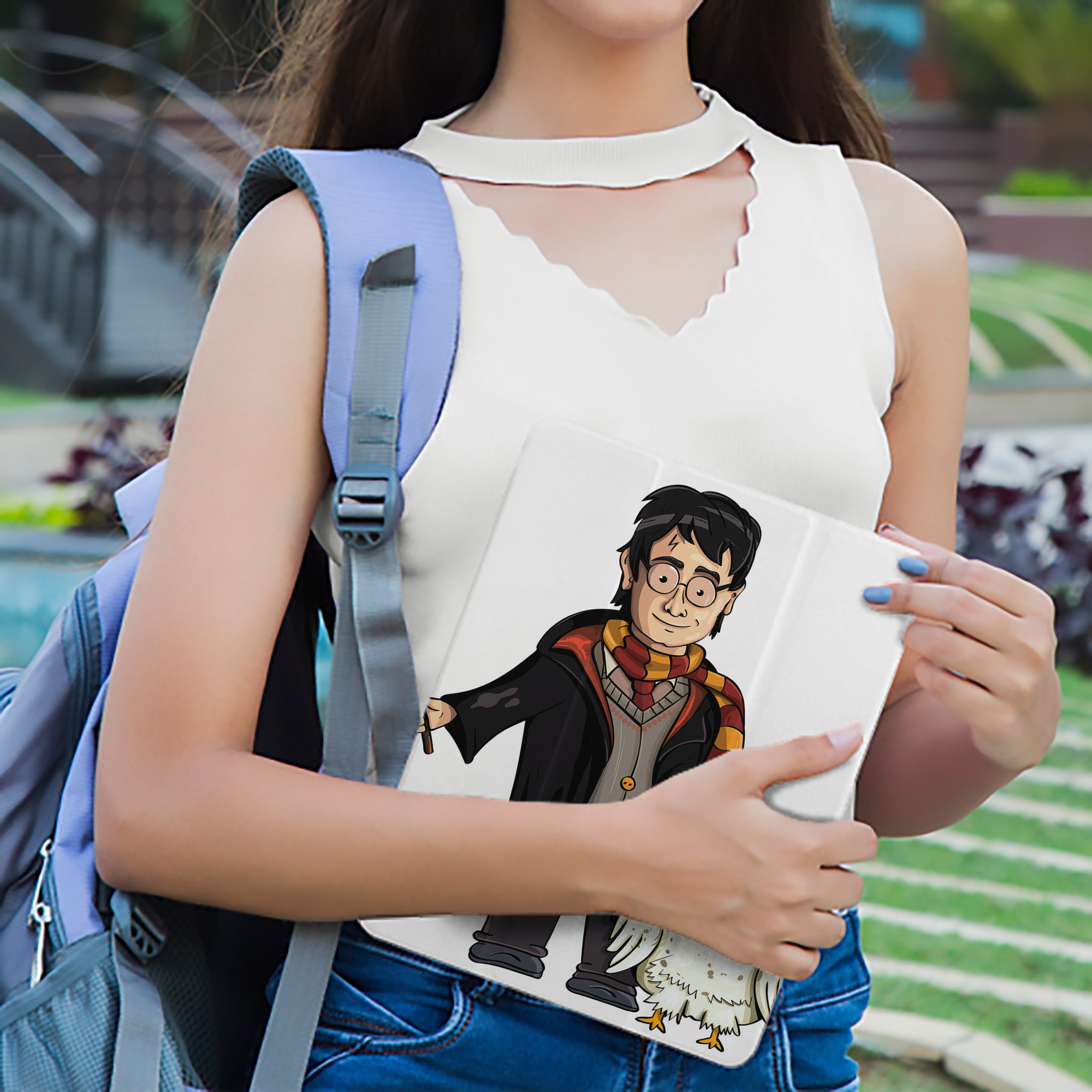 Harry Potter ハリー・ポッターシリーズ IPad ケース ペン収納付き 三つ折りスタンド PUレザー×シリコン 対応機種9.5/10.5/10.9インチ
