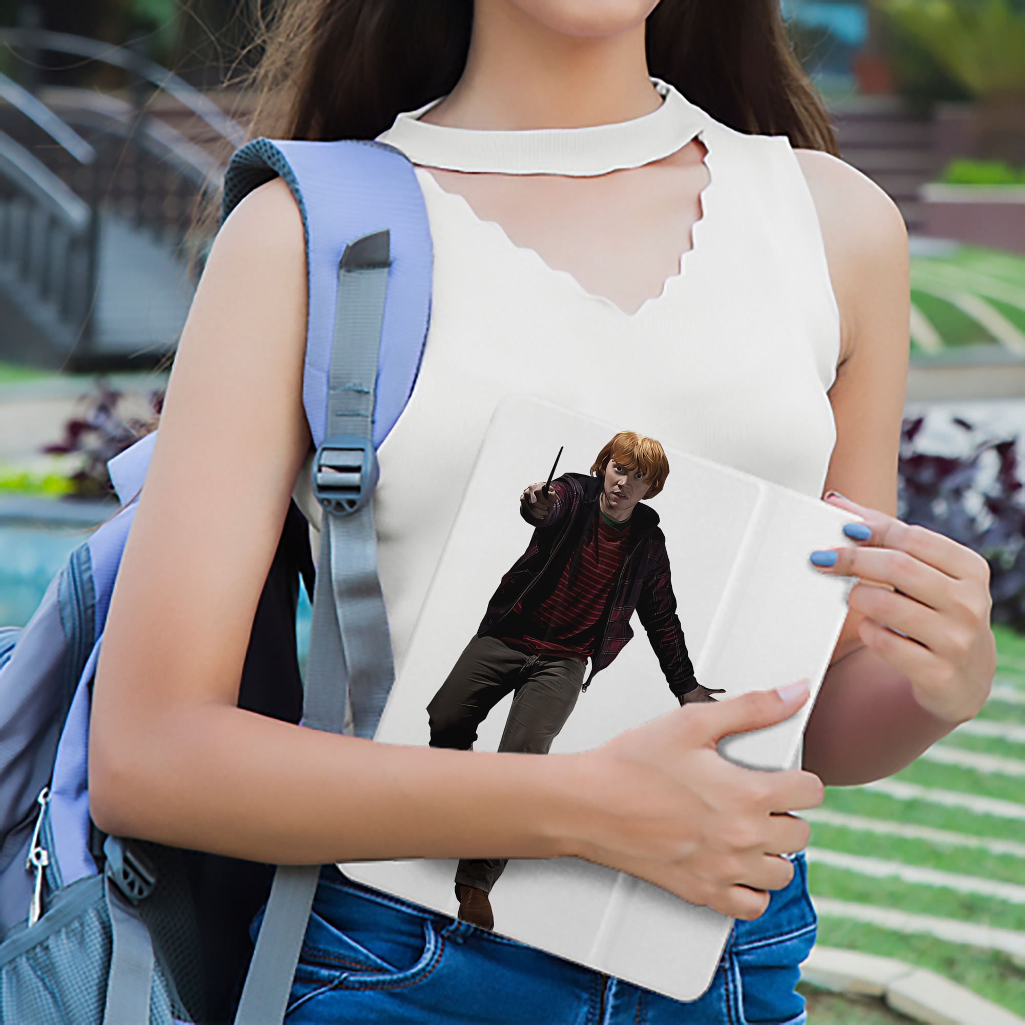 Harry Potter ハリー・ポッターシリーズ IPad ケース ペン収納付き 三つ折りスタンド PUレザー×シリコン 対応機種9.5/10.5/10.9インチ