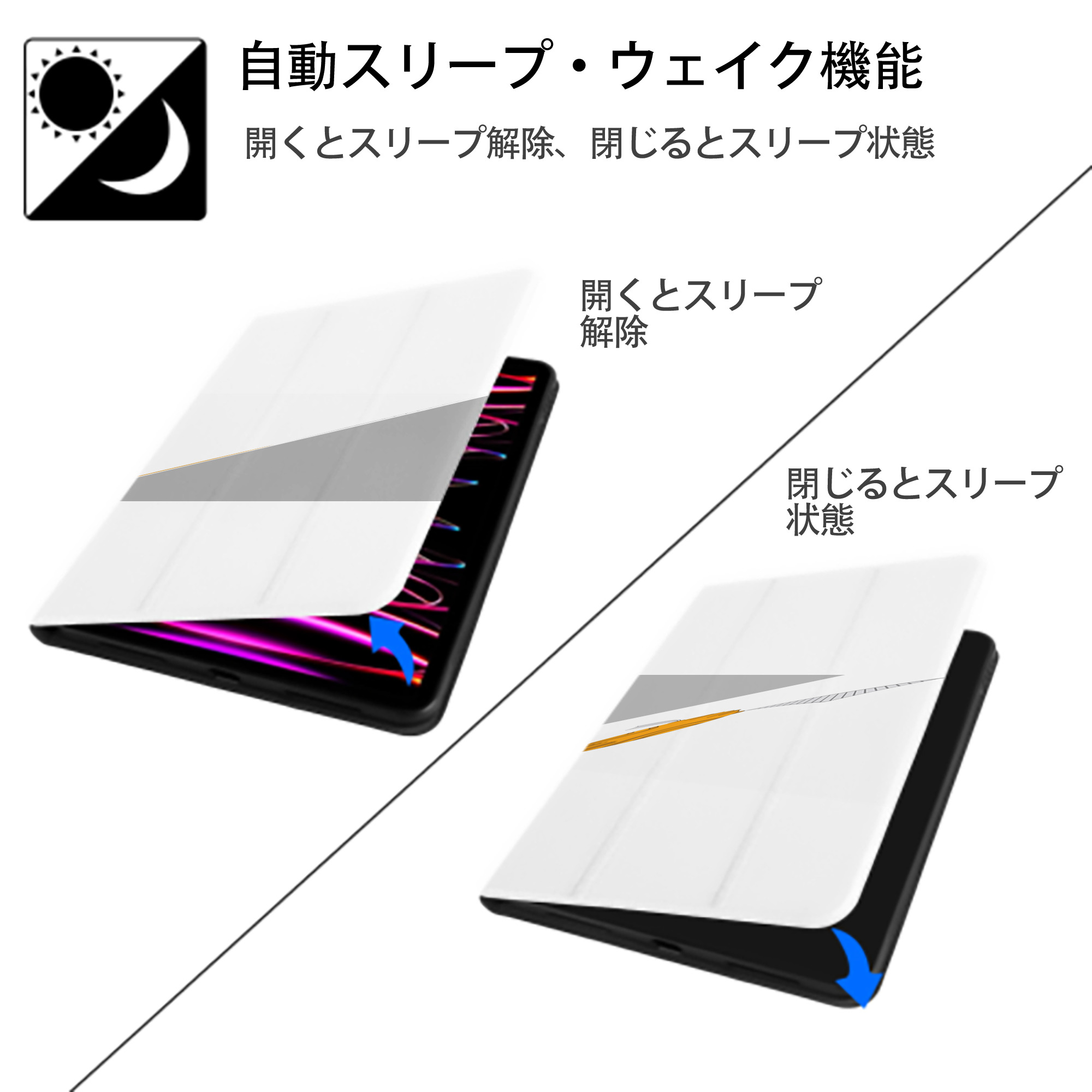 Harry Potter ハリー・ポッターシリーズ IPad ケース ペン収納付き 三つ折りスタンド PUレザー×シリコン 対応機種9.5/10.5/10.9インチ