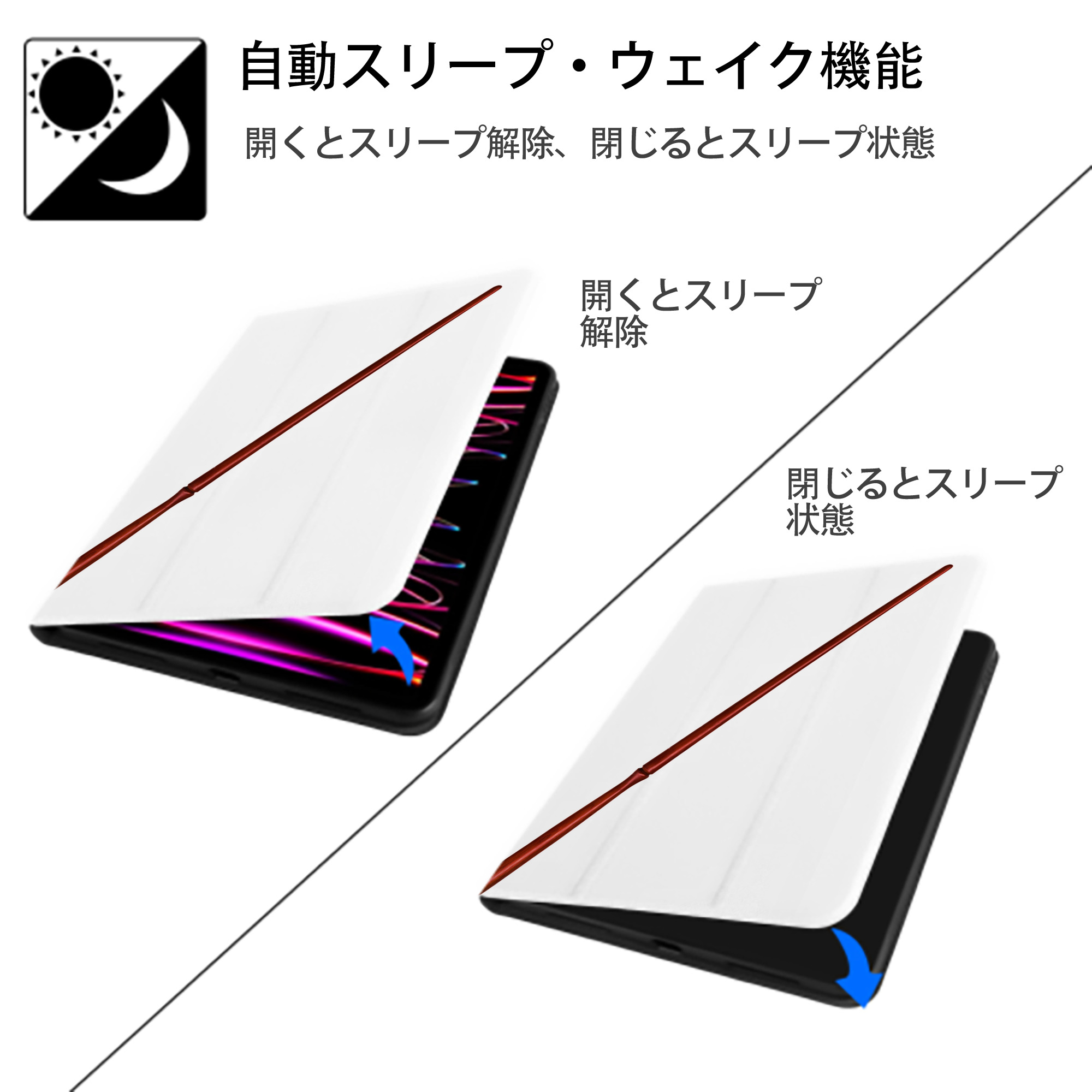 Harry Potter ハリー・ポッターシリーズ IPad ケース ペン収納付き 三つ折りスタンド PUレザー×シリコン 対応機種9.5/10.5/10.9インチ