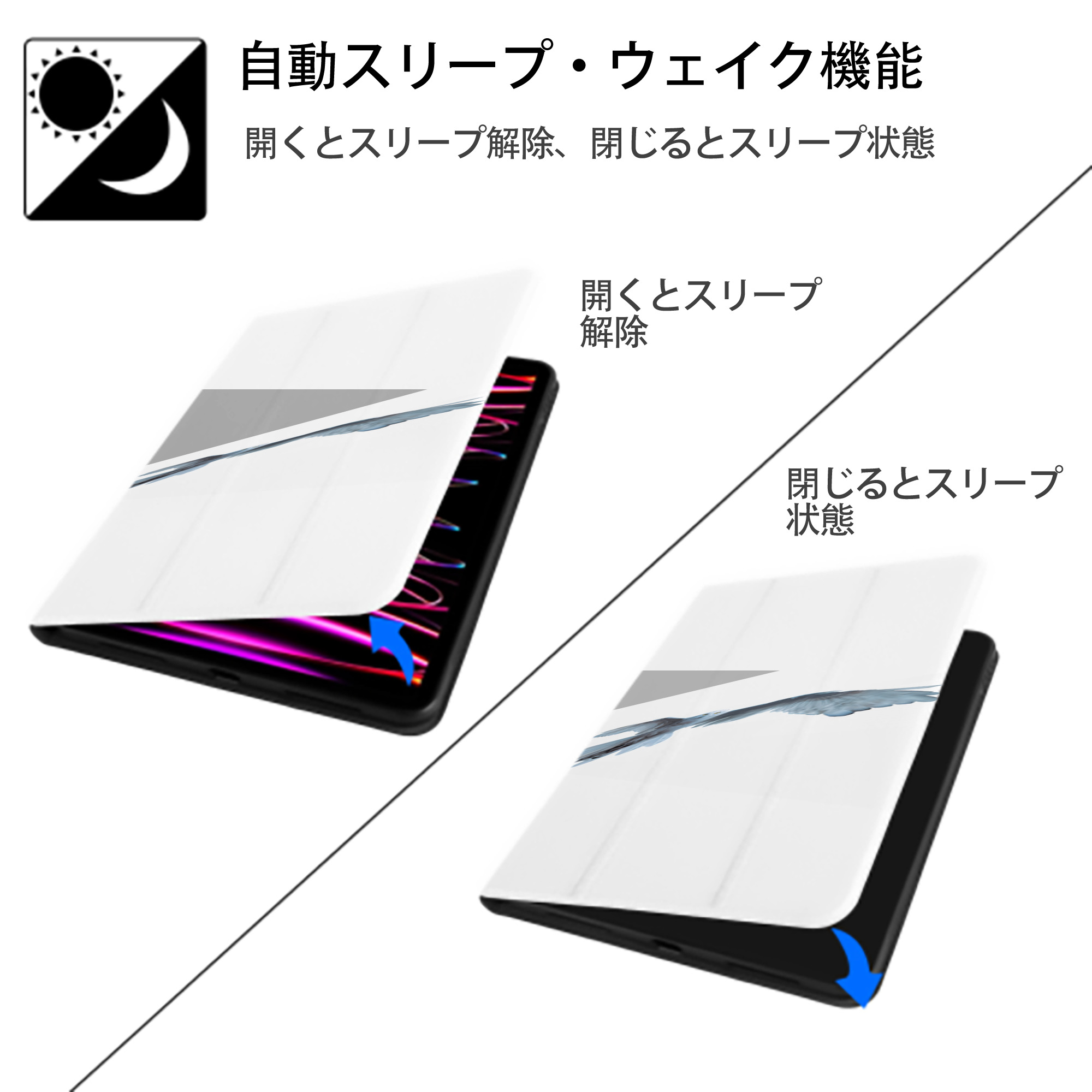 Harry Potter ハリー・ポッターシリーズ IPad ケース ペン収納付き 三つ折りスタンド PUレザー×シリコン 対応機種9.5/10.5/10.9インチ