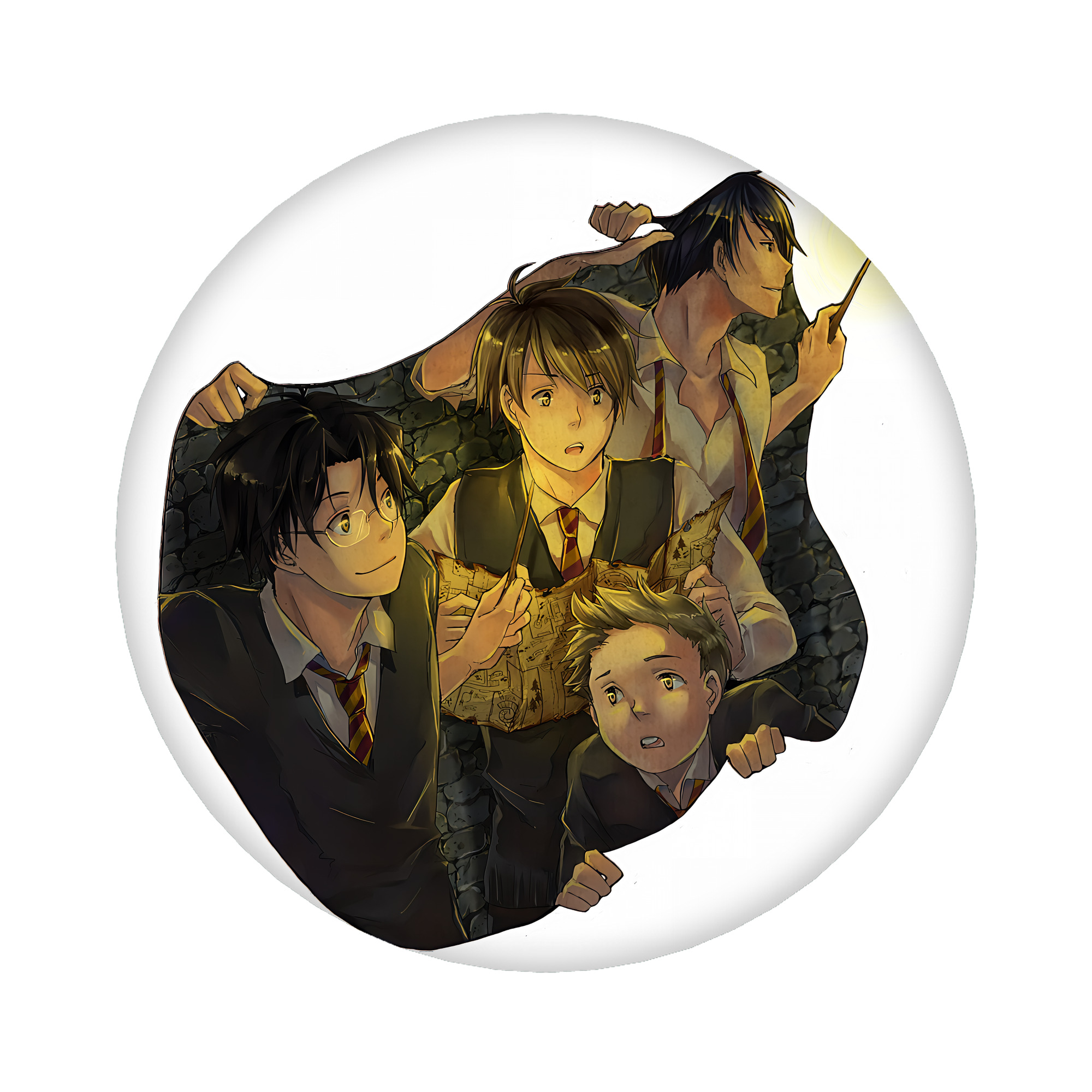 （画像用） Harry Potter ハリー・ポッターシリーズ 6cm 缶バッジ 複数セット