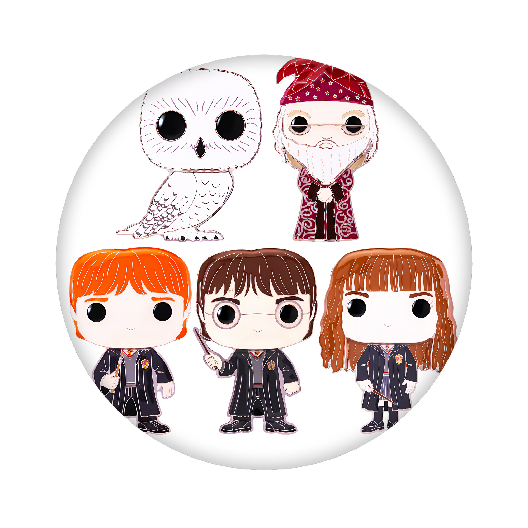 （画像用） Harry Potter ハリー・ポッターシリーズ 6cm 缶バッジ 複数セット