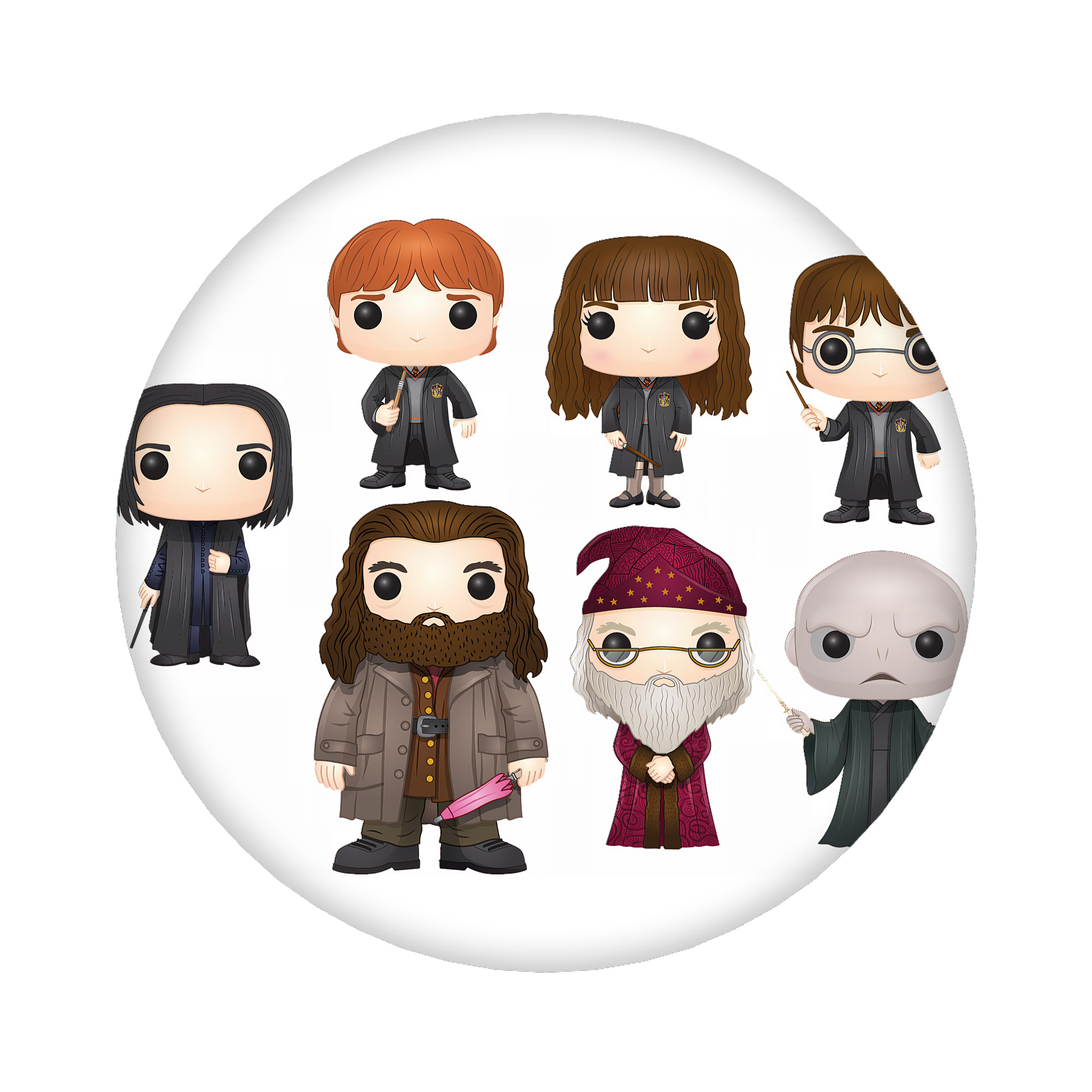 （画像用） Harry Potter ハリー・ポッターシリーズ 6cm 缶バッジ 複数セット