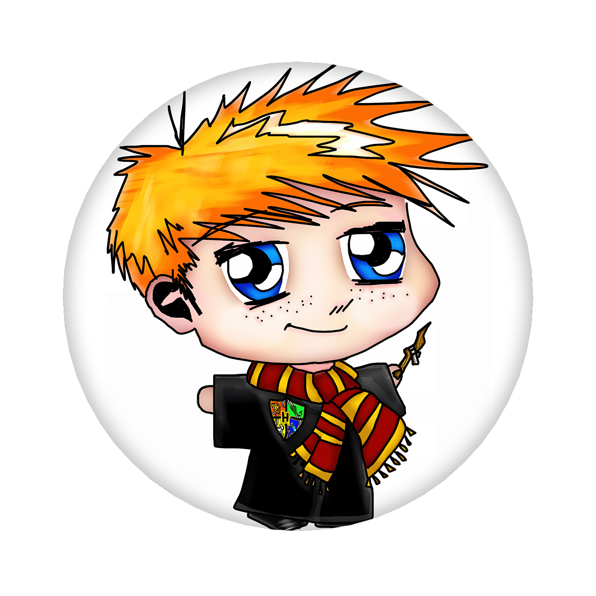 （画像用） Harry Potter ハリー・ポッターシリーズ 6cm 缶バッジ 複数セット