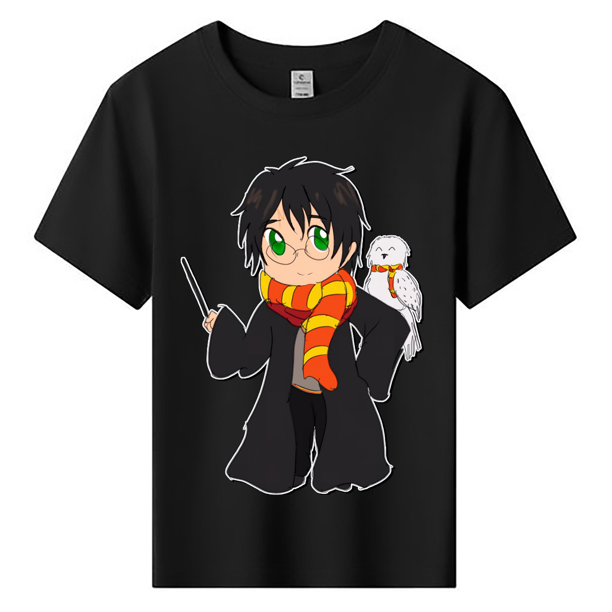 （画像用） Harry Potter ハリー・ポッターシリーズ 綿100％キッズTシャツ（フロントプリント）