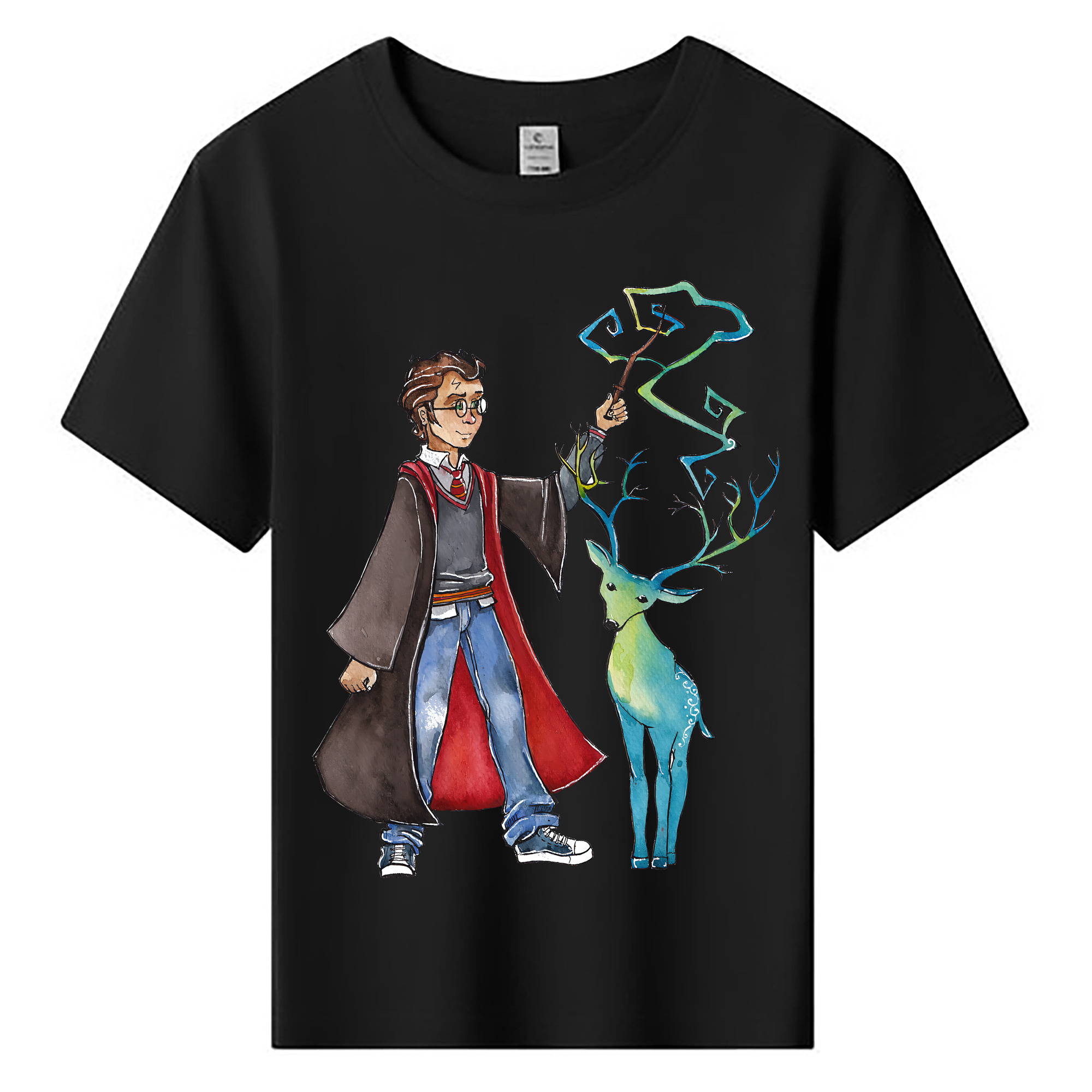 （画像用） Harry Potter ハリー・ポッターシリーズ 綿100％キッズTシャツ（フロントプリント）