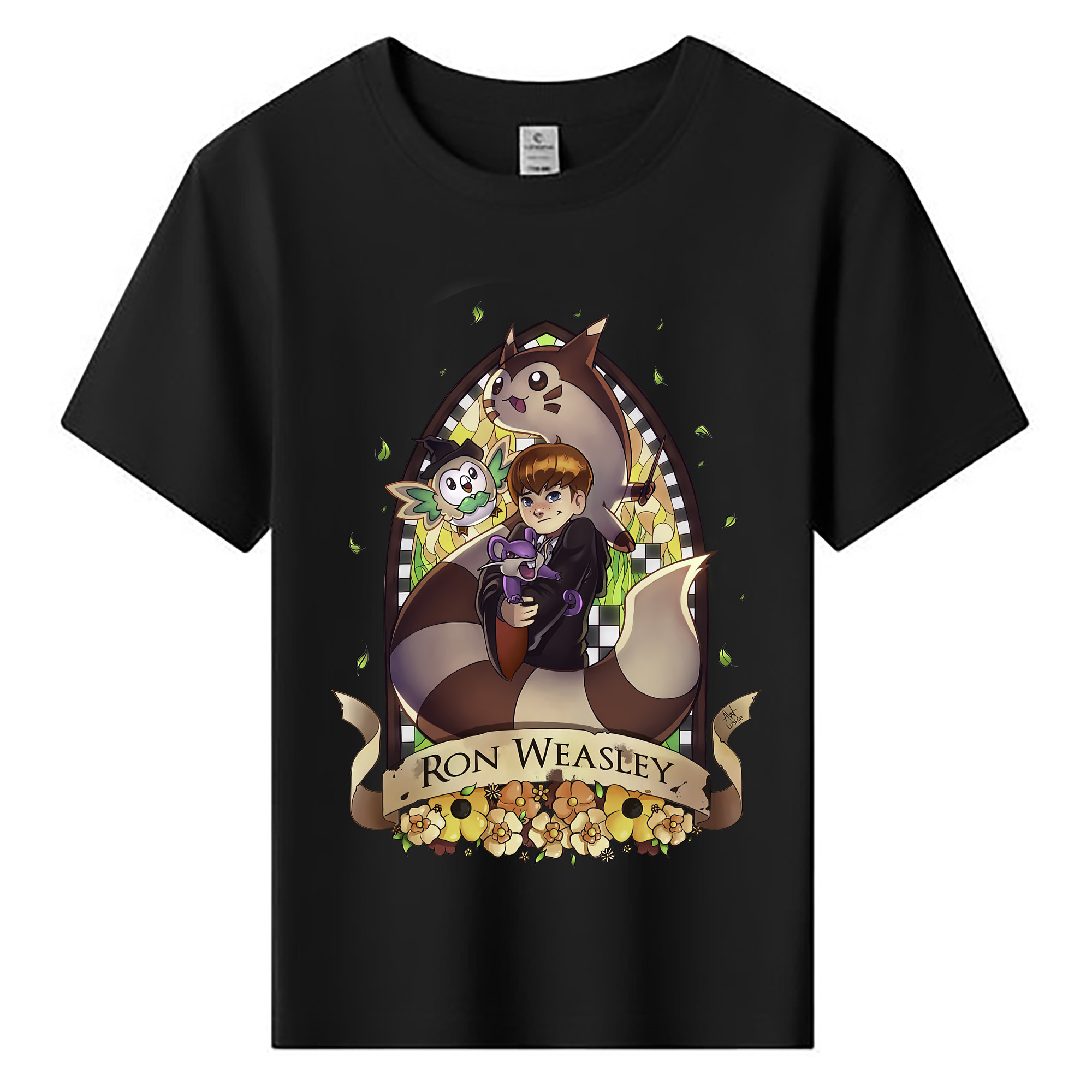 （画像用） Harry Potter ハリー・ポッターシリーズ 綿100％キッズTシャツ（フロントプリント）