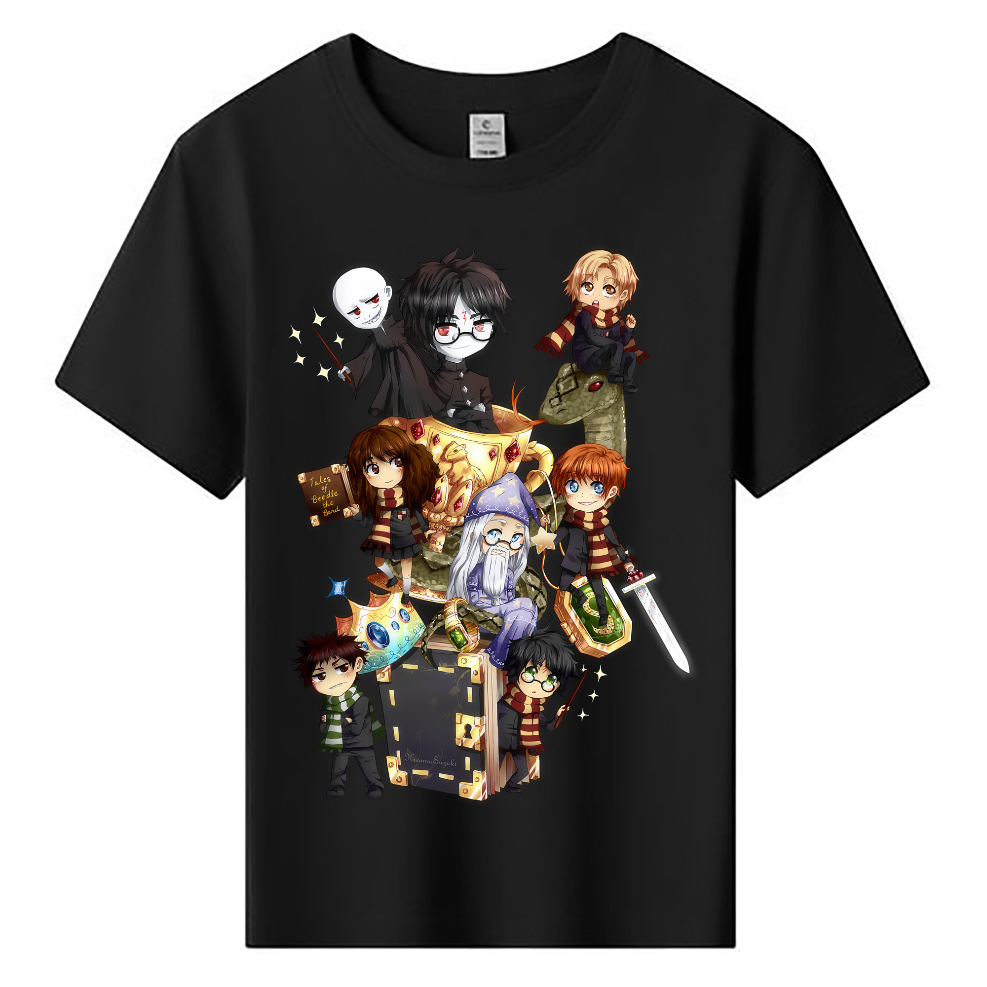 （画像用） Harry Potter ハリー・ポッターシリーズ 綿100％キッズTシャツ（フロントプリント）