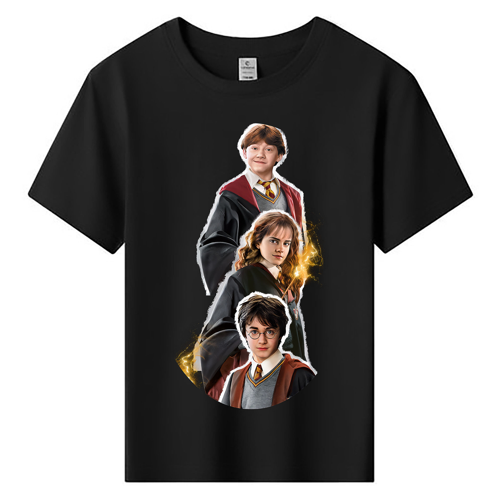 （画像用） Harry Potter ハリー・ポッターシリーズ 綿100％キッズTシャツ（フロントプリント）