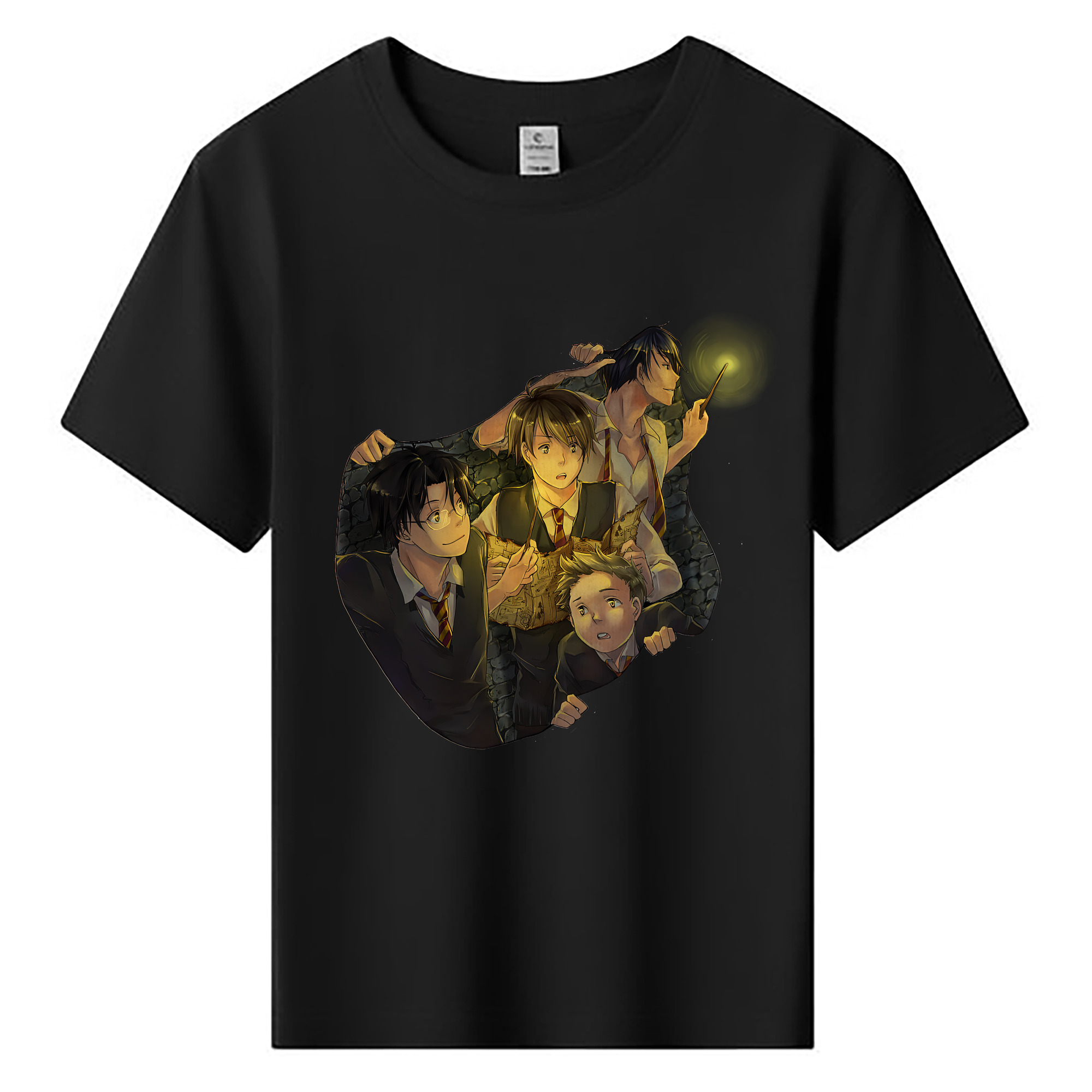 （画像用） Harry Potter ハリー・ポッターシリーズ 綿100％キッズTシャツ（フロントプリント）