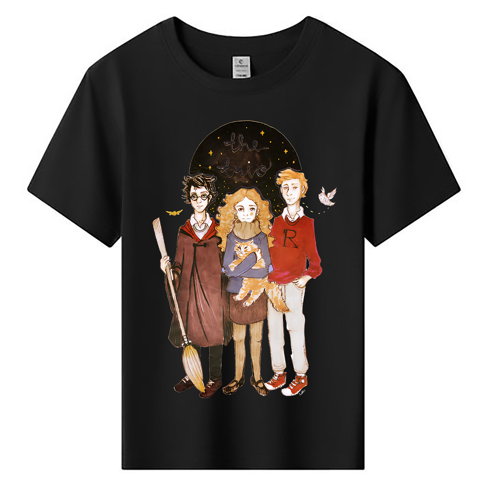 （画像用） Harry Potter ハリー・ポッターシリーズ 綿100％キッズTシャツ（フロントプリント）