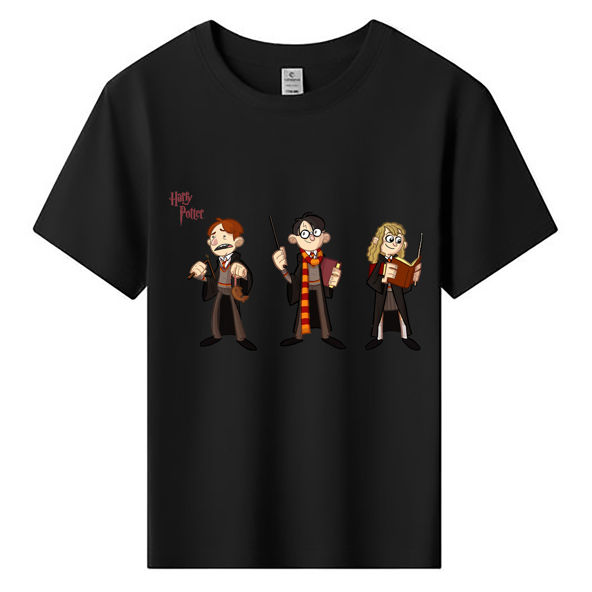 （画像用） Harry Potter ハリー・ポッターシリーズ 綿100％キッズTシャツ（フロントプリント）
