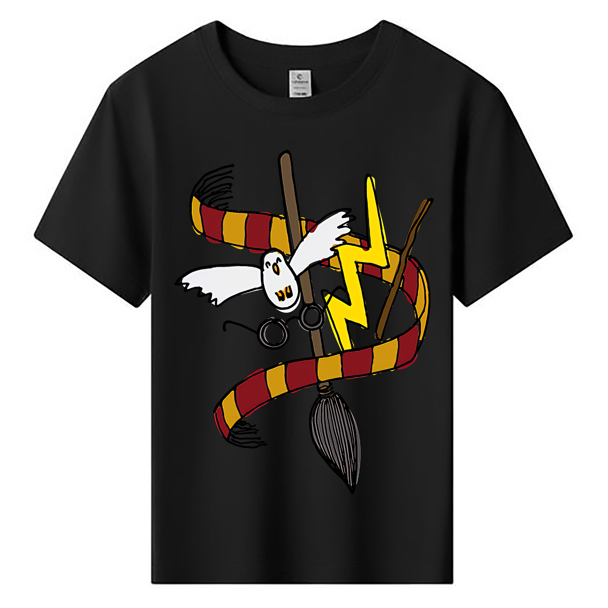 （画像用） Harry Potter ハリー・ポッターシリーズ 綿100％キッズTシャツ（フロントプリント）