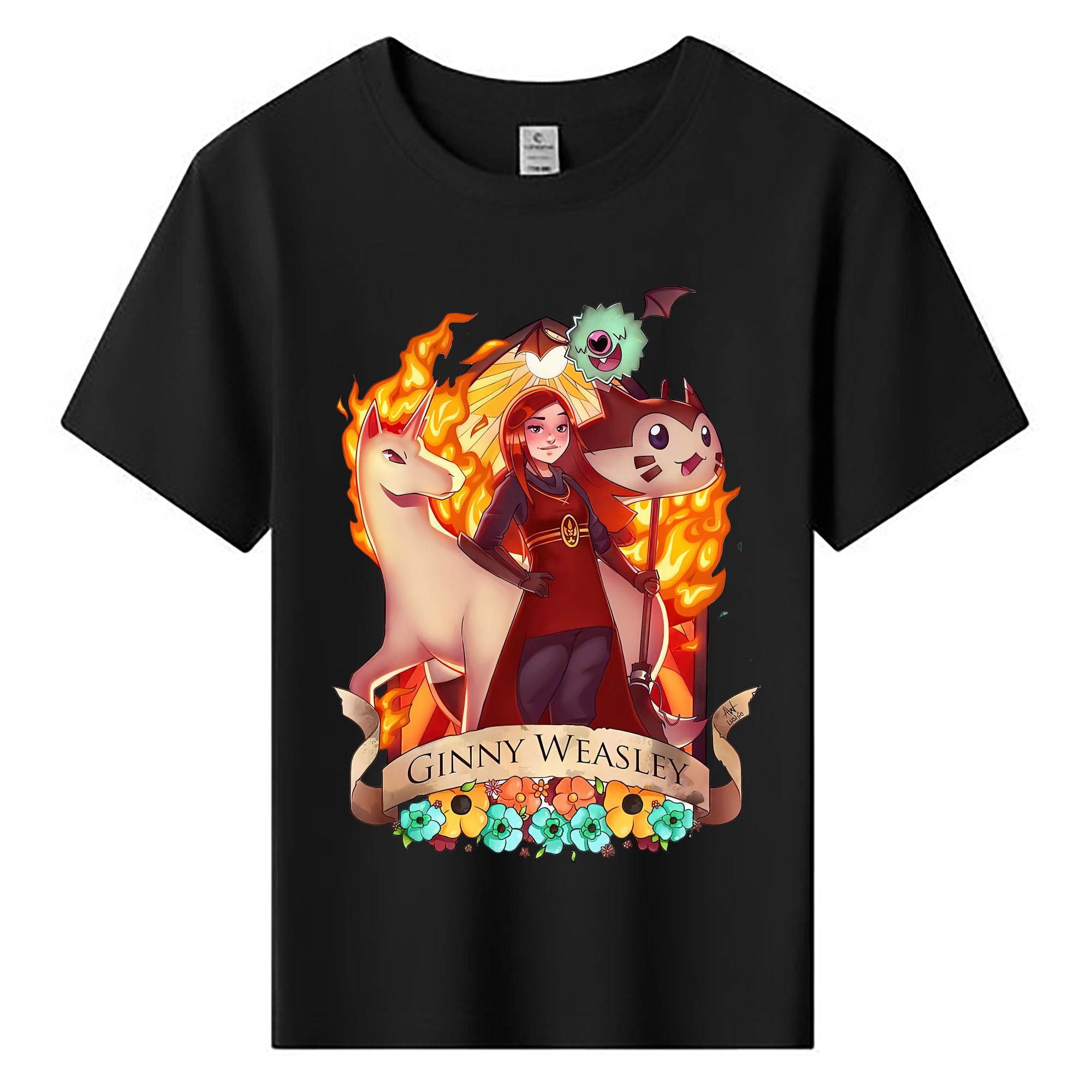 （画像用） Harry Potter ハリー・ポッターシリーズ 綿100％キッズTシャツ（フロントプリント）