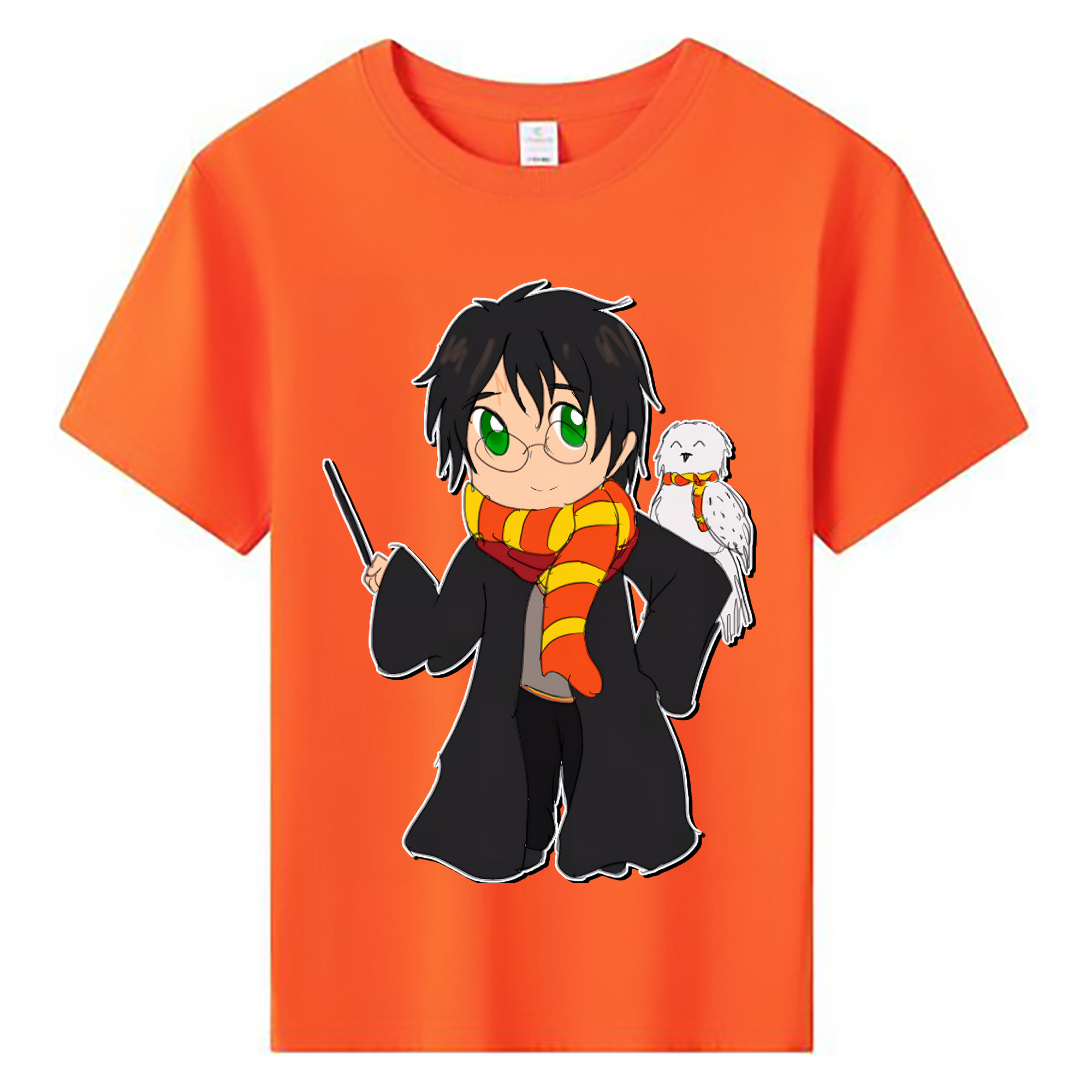 （画像用） Harry Potter ハリー・ポッターシリーズ 綿100％キッズTシャツ（フロントプリント）