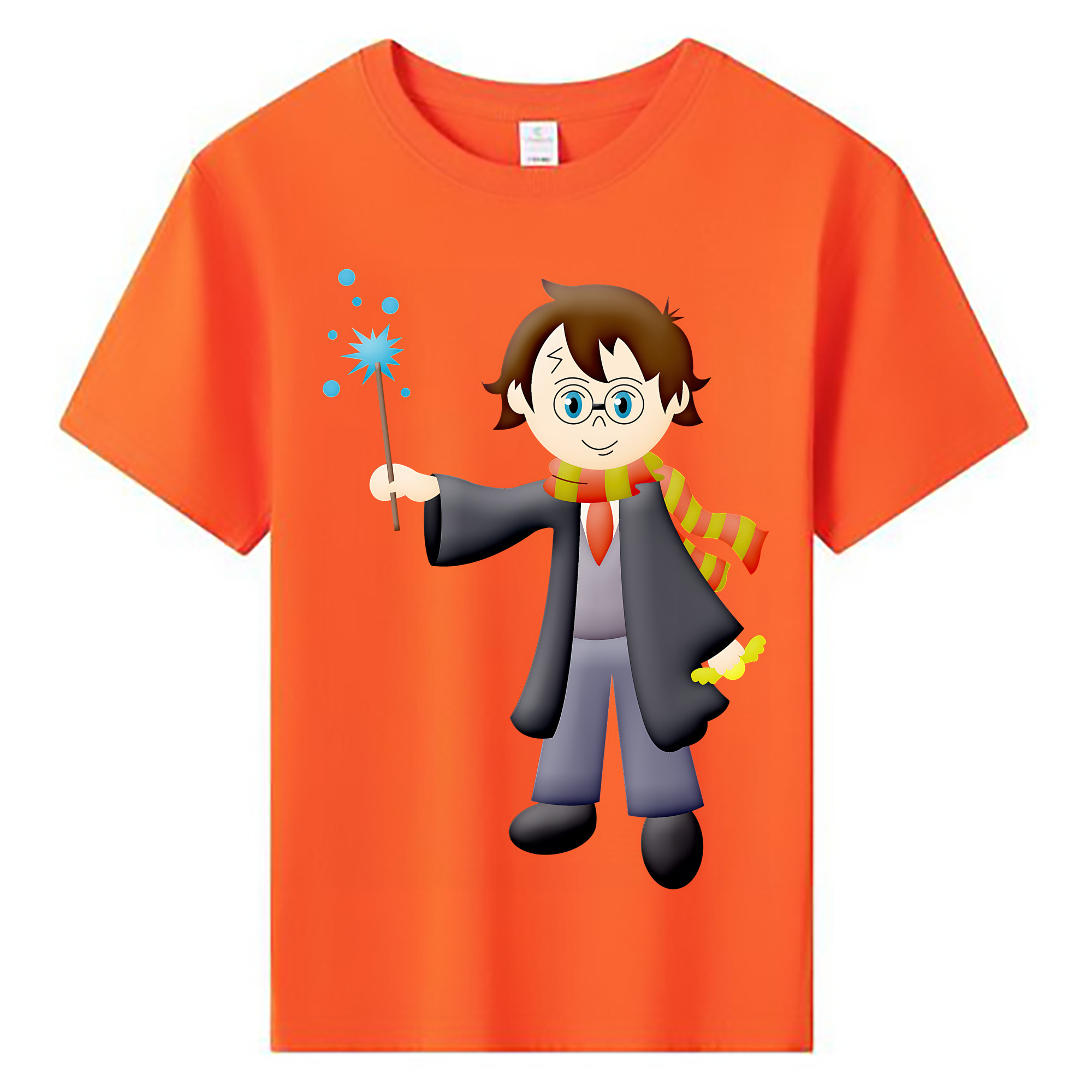 （画像用） Harry Potter ハリー・ポッターシリーズ 綿100％キッズTシャツ（フロントプリント）