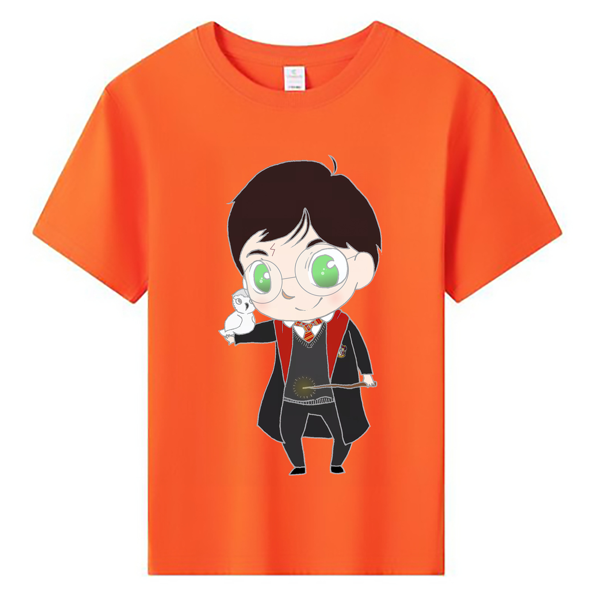 （画像用） Harry Potter ハリー・ポッターシリーズ 綿100％キッズTシャツ（フロントプリント）