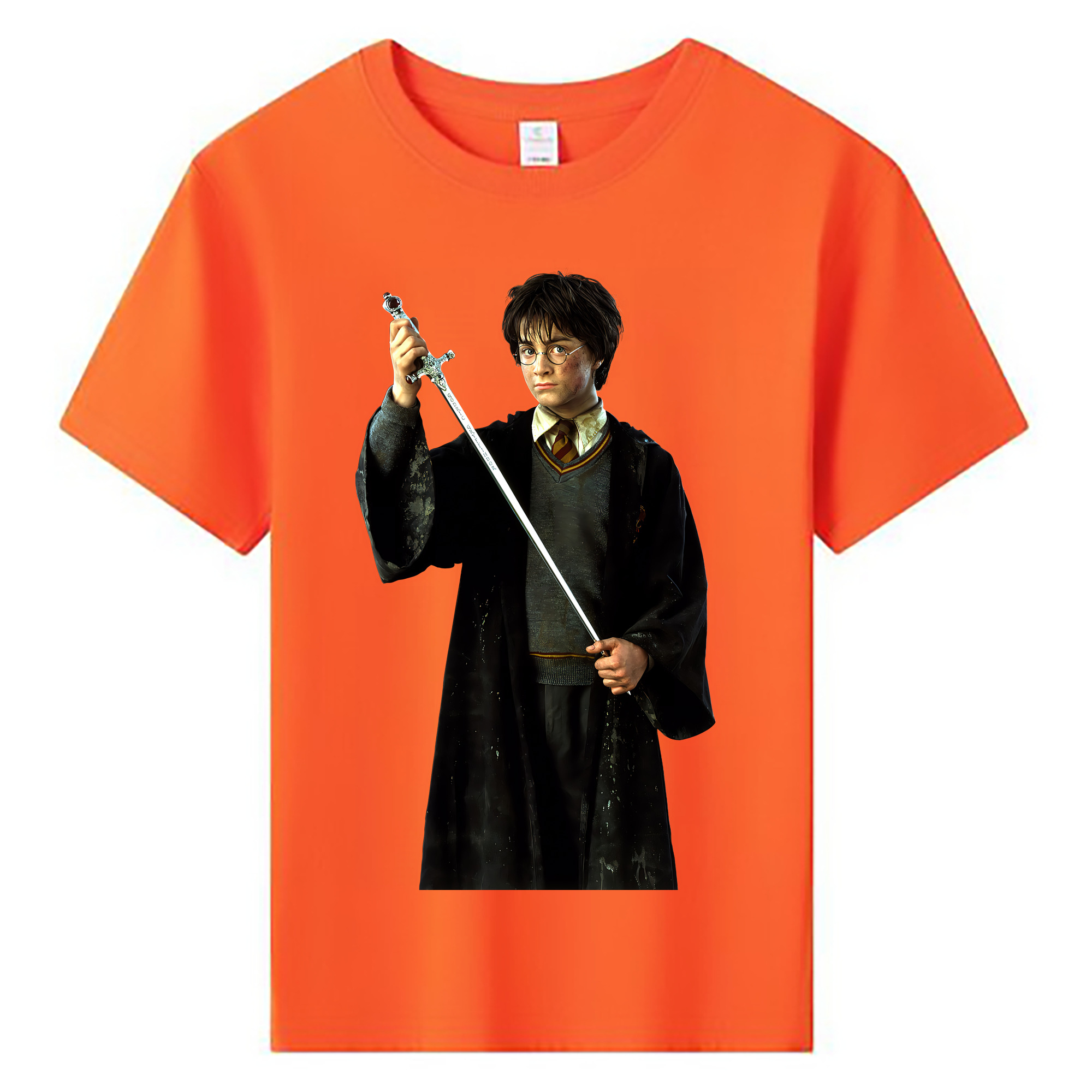 （画像用） Harry Potter ハリー・ポッターシリーズ 綿100％キッズTシャツ（フロントプリント）