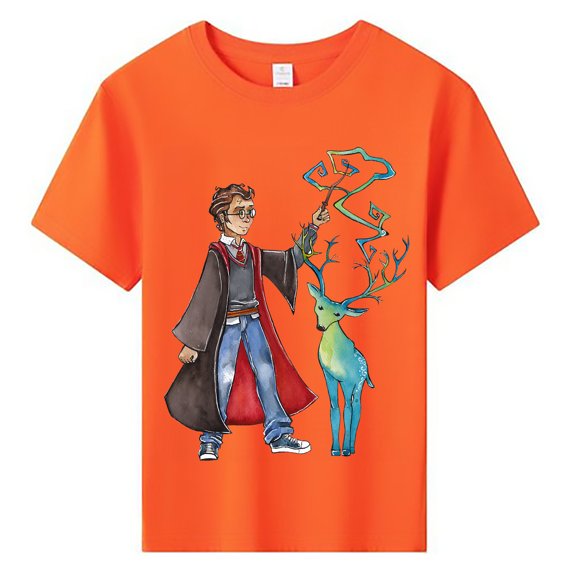 （画像用） Harry Potter ハリー・ポッターシリーズ 綿100％キッズTシャツ（フロントプリント）