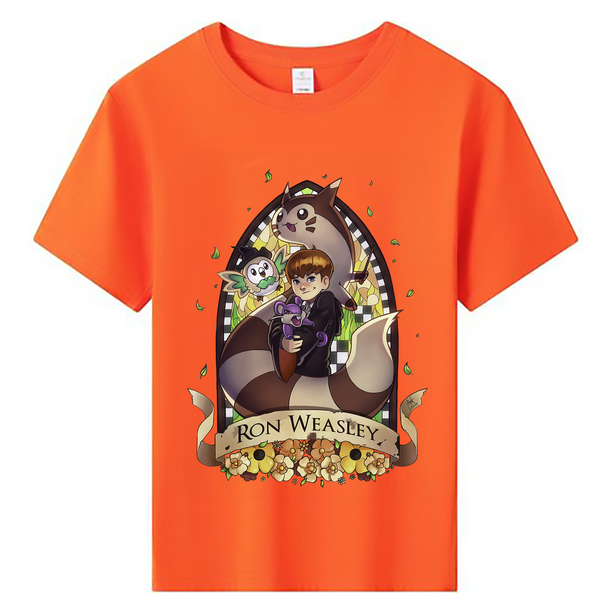 （画像用） Harry Potter ハリー・ポッターシリーズ 綿100％キッズTシャツ（フロントプリント）