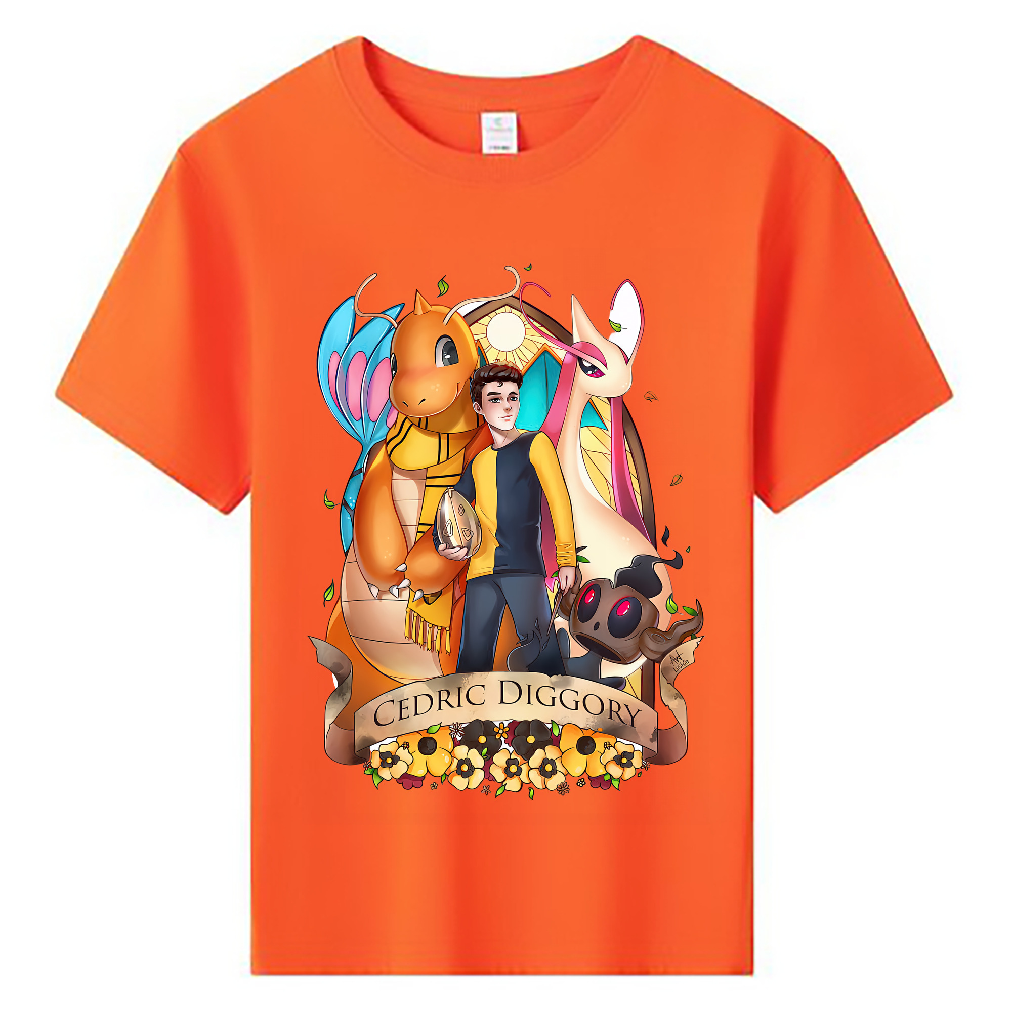 （画像用） Harry Potter ハリー・ポッターシリーズ 綿100％キッズTシャツ（フロントプリント）