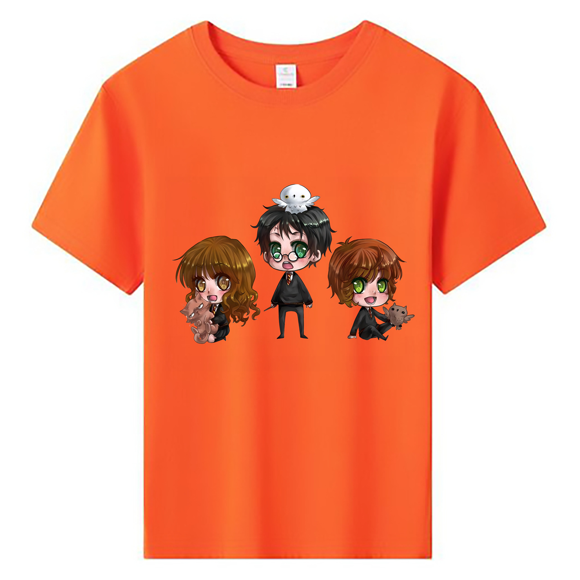 （画像用） Harry Potter ハリー・ポッターシリーズ 綿100％キッズTシャツ（フロントプリント）