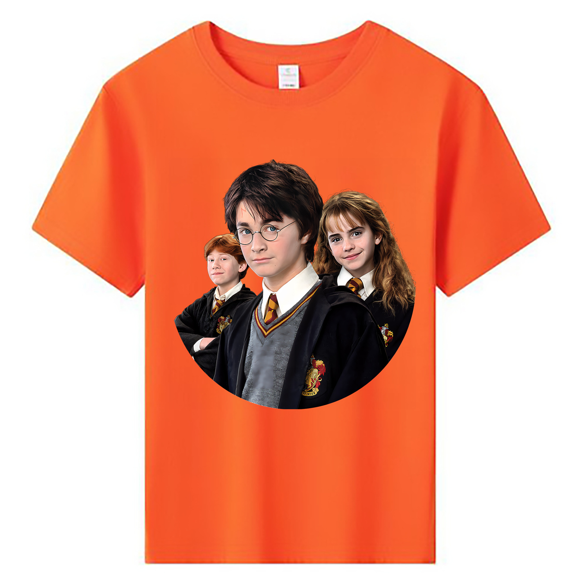 （画像用） Harry Potter ハリー・ポッターシリーズ 綿100％キッズTシャツ（フロントプリント）