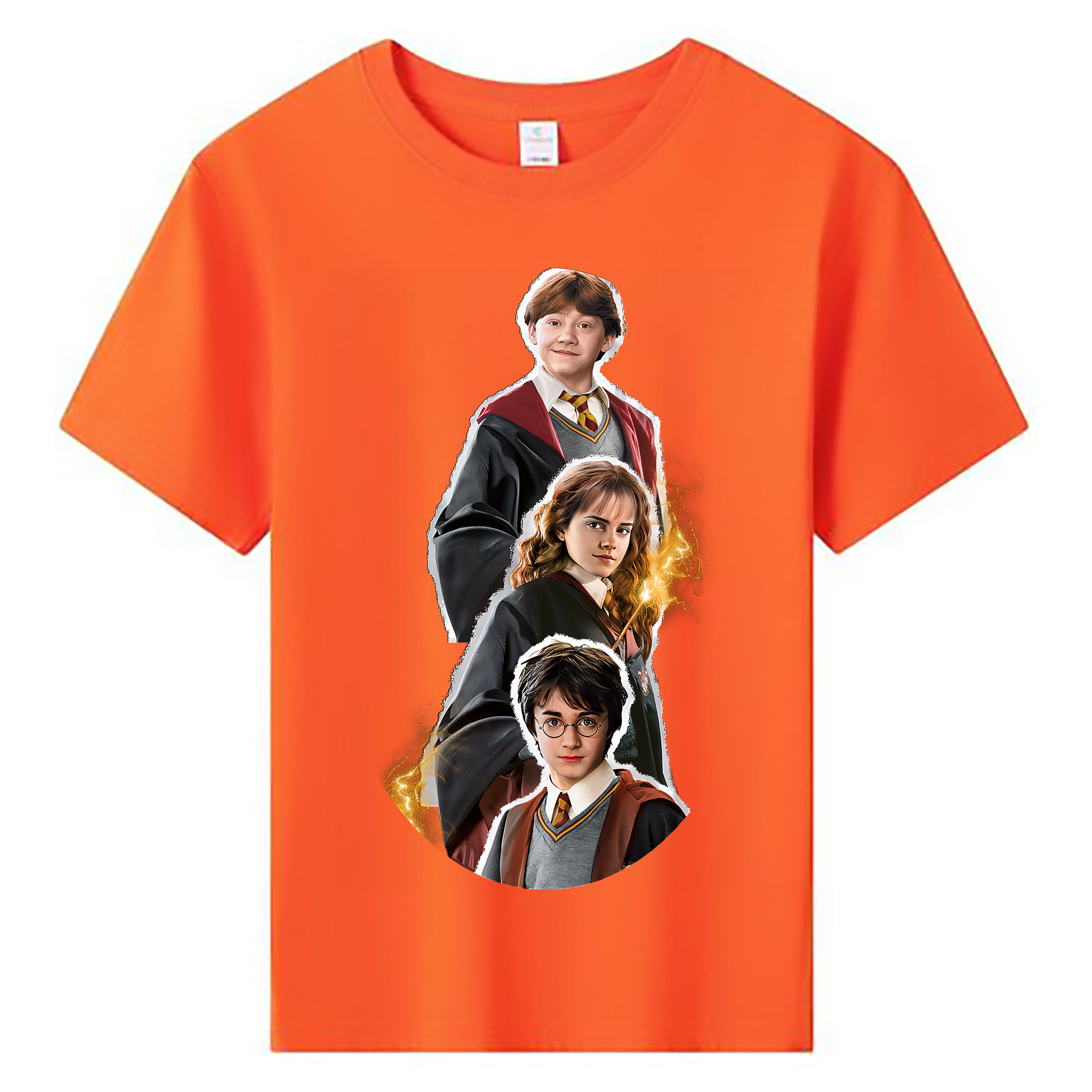 （画像用） Harry Potter ハリー・ポッターシリーズ 綿100％キッズTシャツ（フロントプリント）