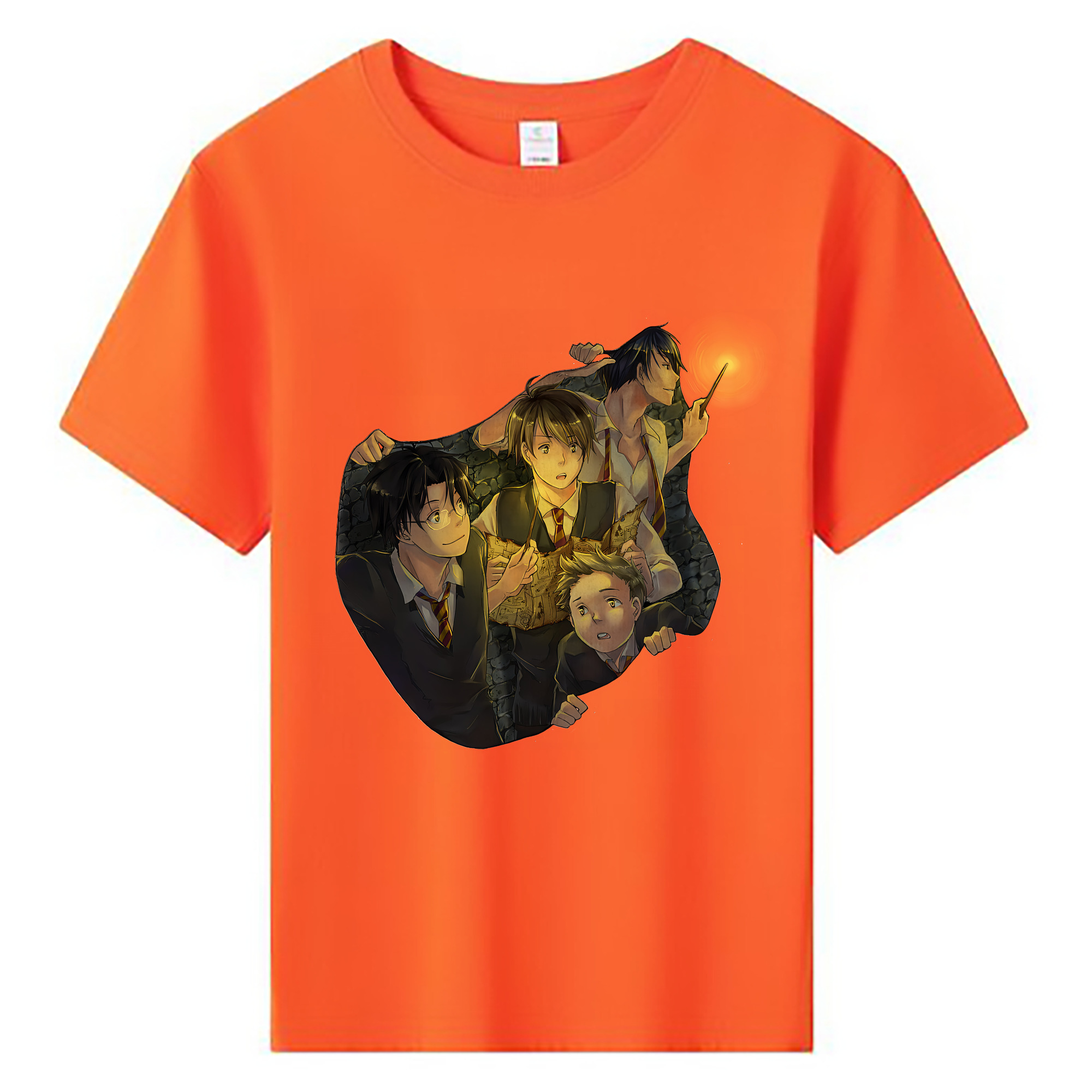 （画像用） Harry Potter ハリー・ポッターシリーズ 綿100％キッズTシャツ（フロントプリント）
