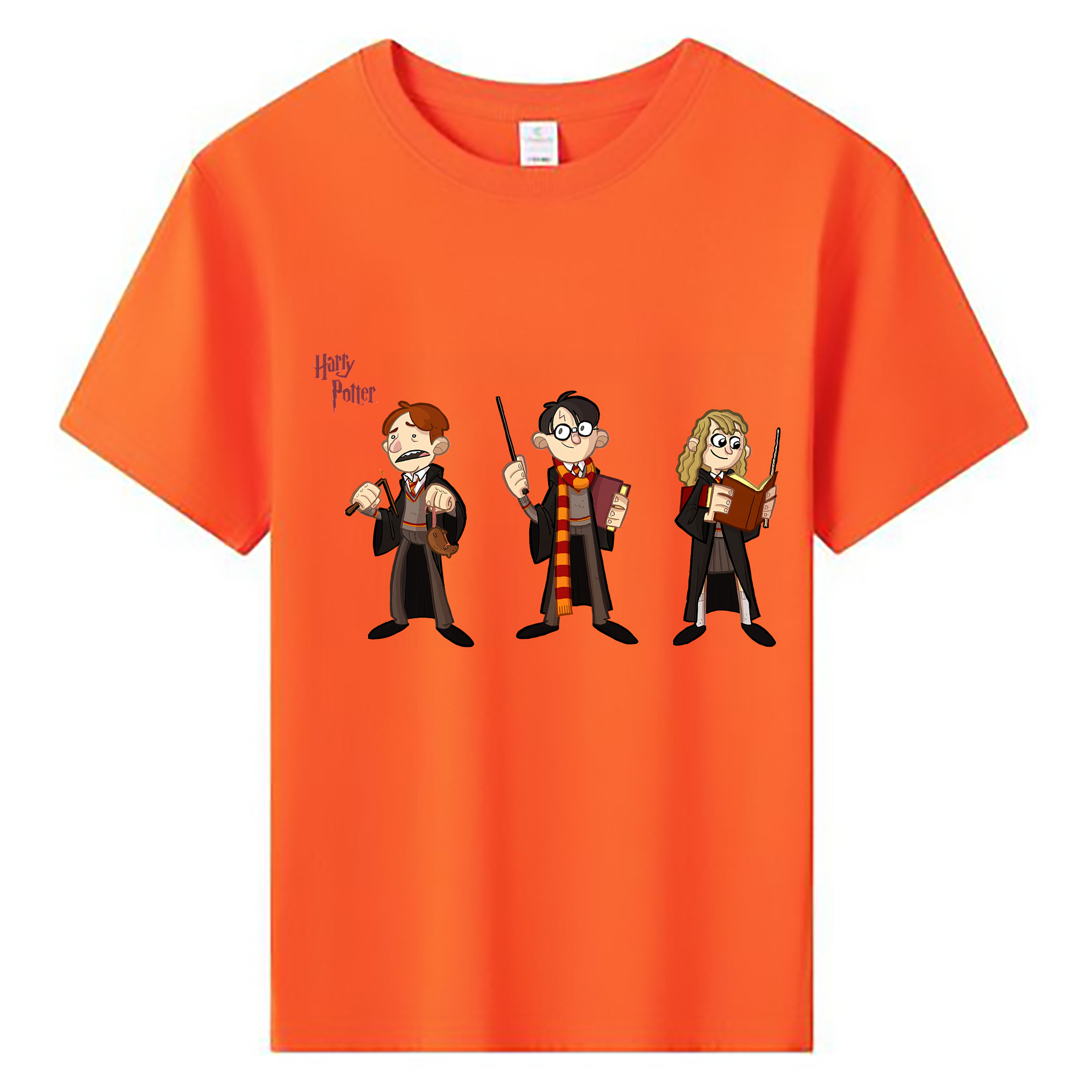 （画像用） Harry Potter ハリー・ポッターシリーズ 綿100％キッズTシャツ（フロントプリント）