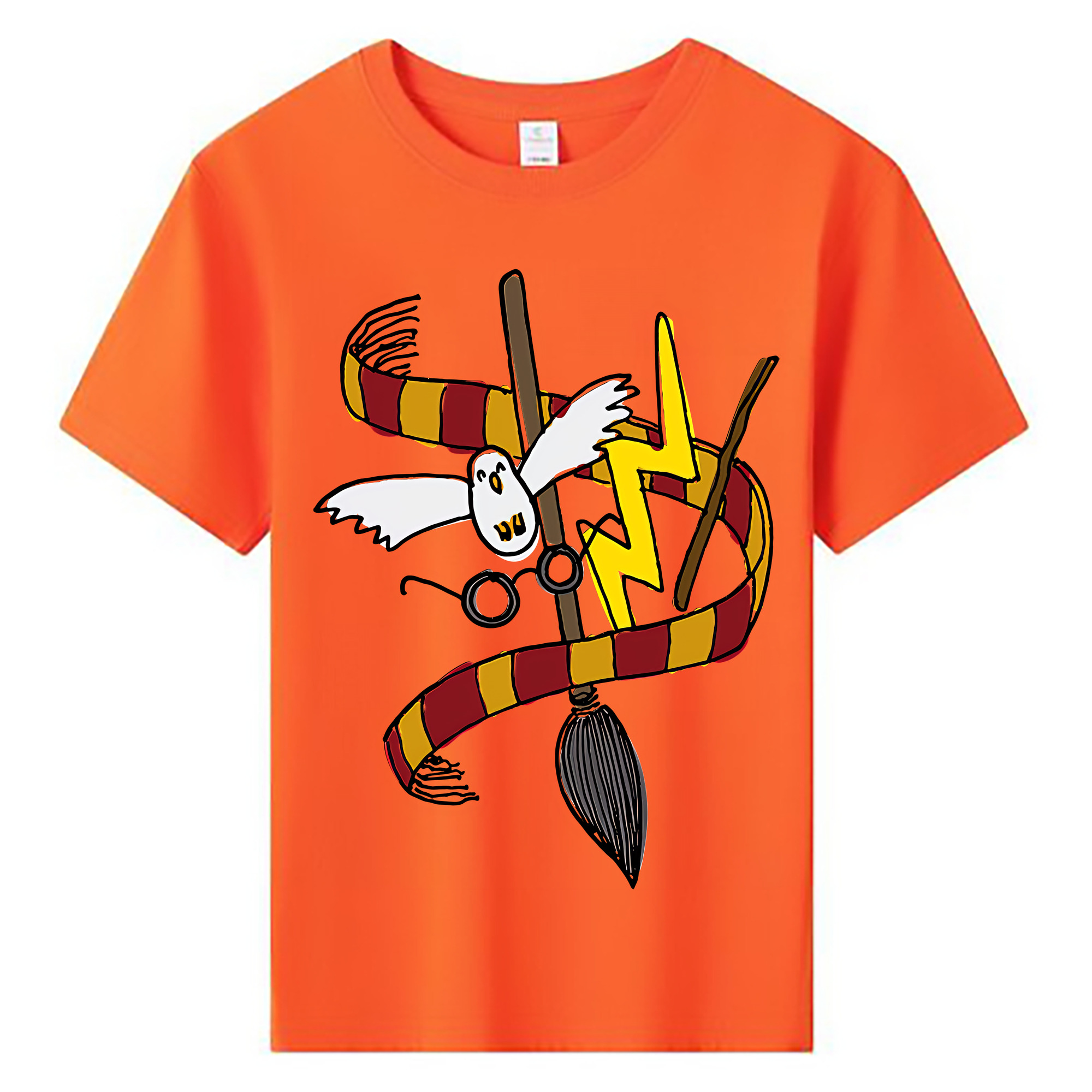 （画像用） Harry Potter ハリー・ポッターシリーズ 綿100％キッズTシャツ（フロントプリント）