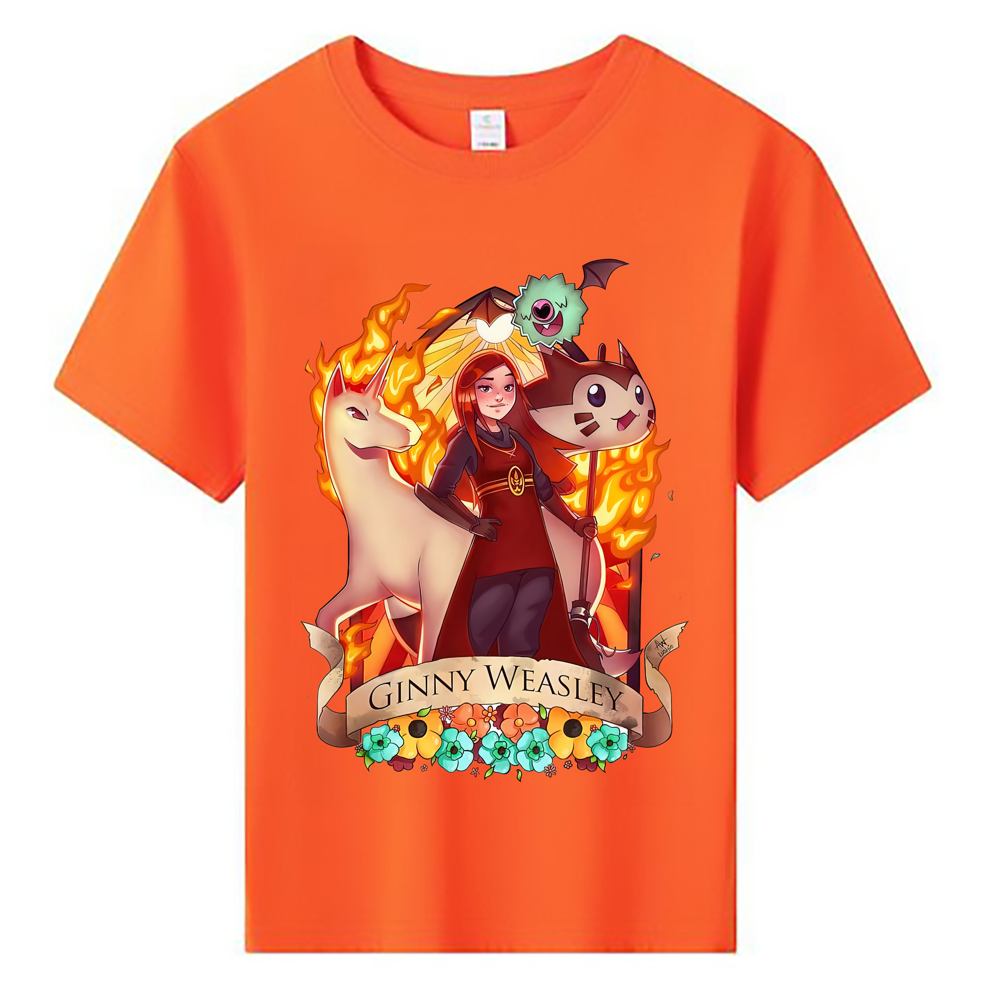 （画像用） Harry Potter ハリー・ポッターシリーズ 綿100％キッズTシャツ（フロントプリント）