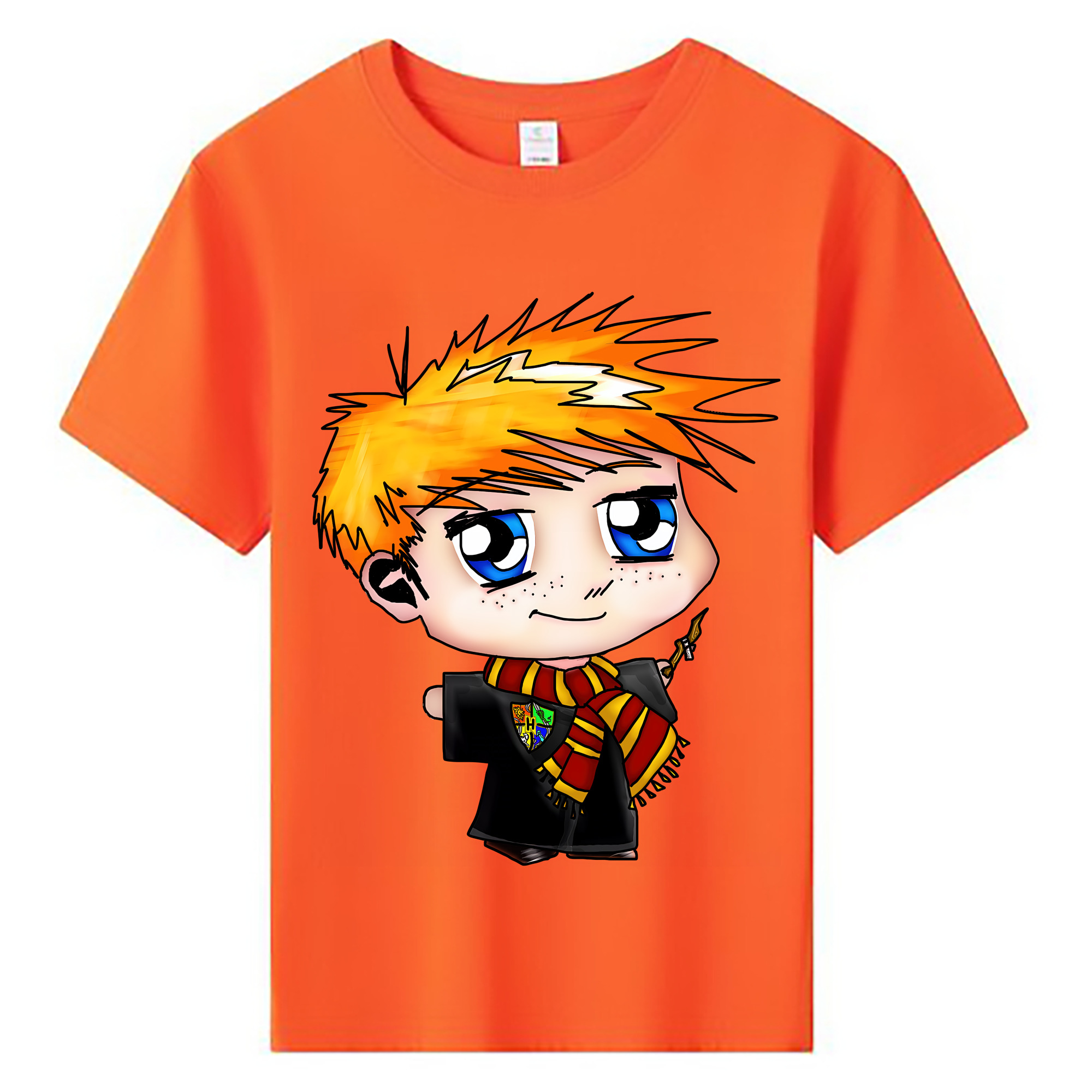 （画像用） Harry Potter ハリー・ポッターシリーズ 綿100％キッズTシャツ（フロントプリント）