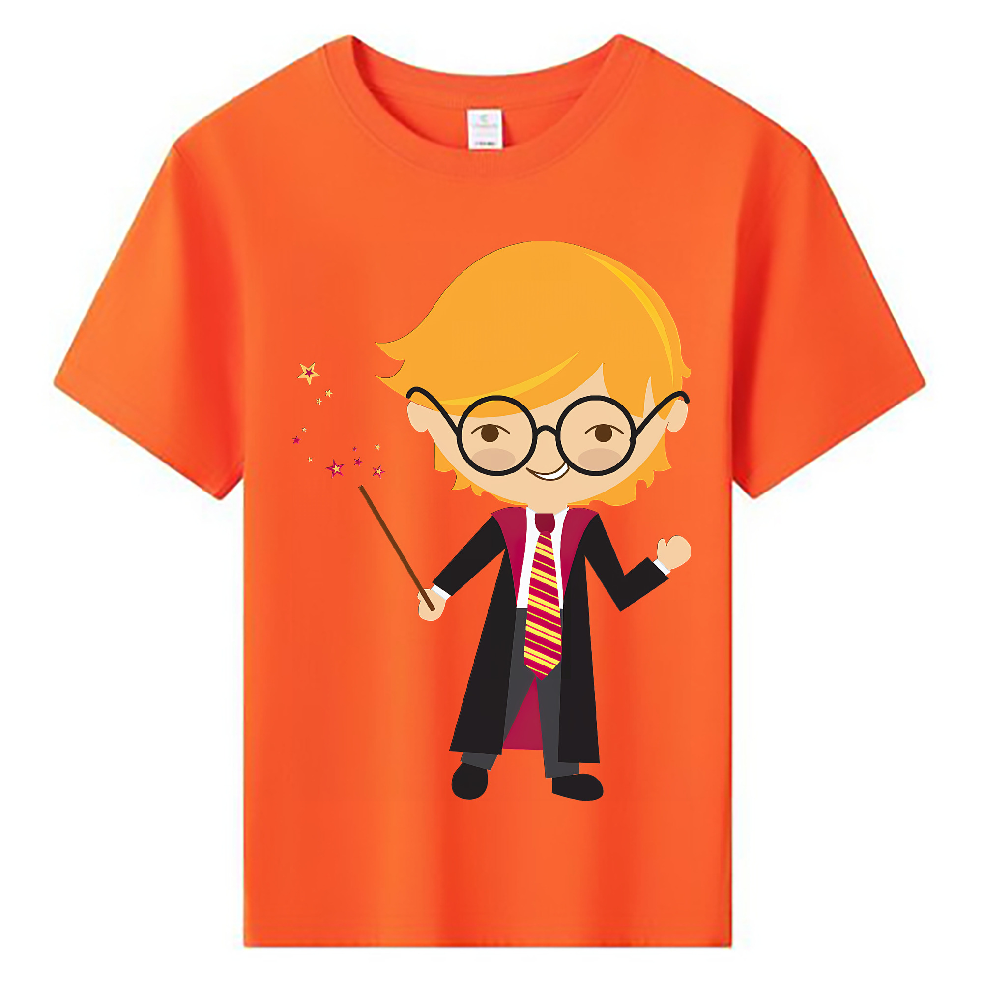 （画像用） Harry Potter ハリー・ポッターシリーズ 綿100％キッズTシャツ（フロントプリント）