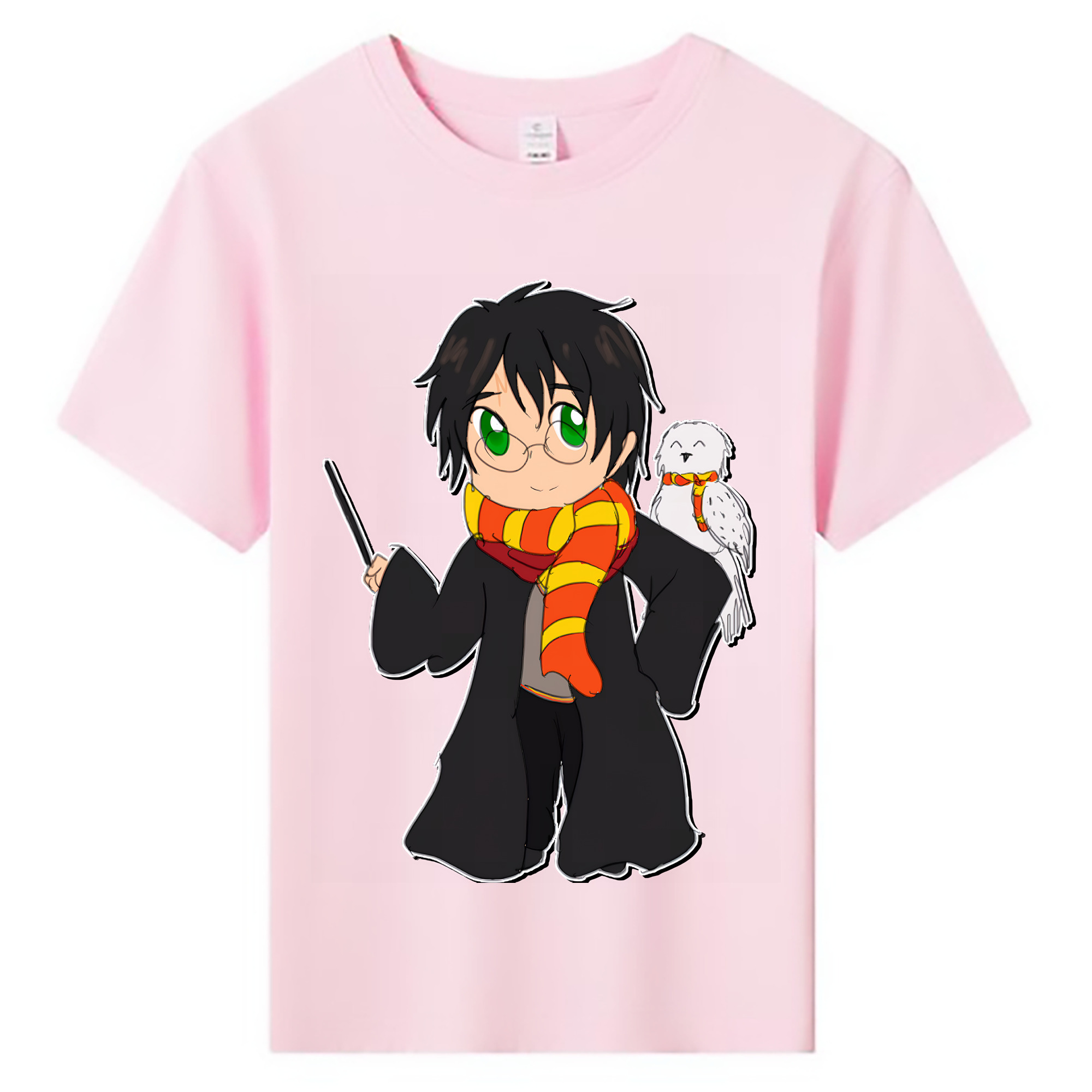 （画像用） Harry Potter ハリー・ポッターシリーズ 綿100％キッズTシャツ（フロントプリント）
