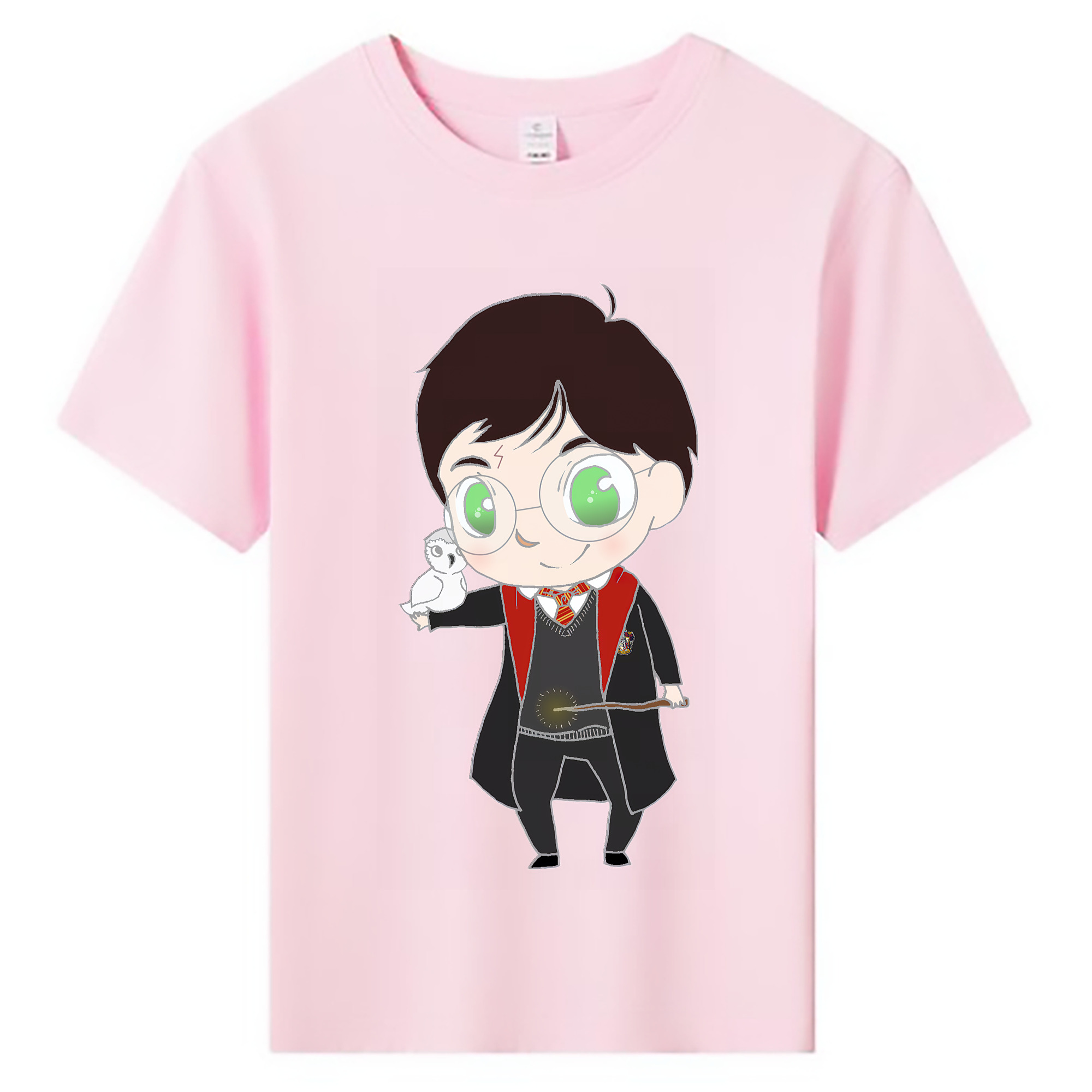 （画像用） Harry Potter ハリー・ポッターシリーズ 綿100％キッズTシャツ（フロントプリント）