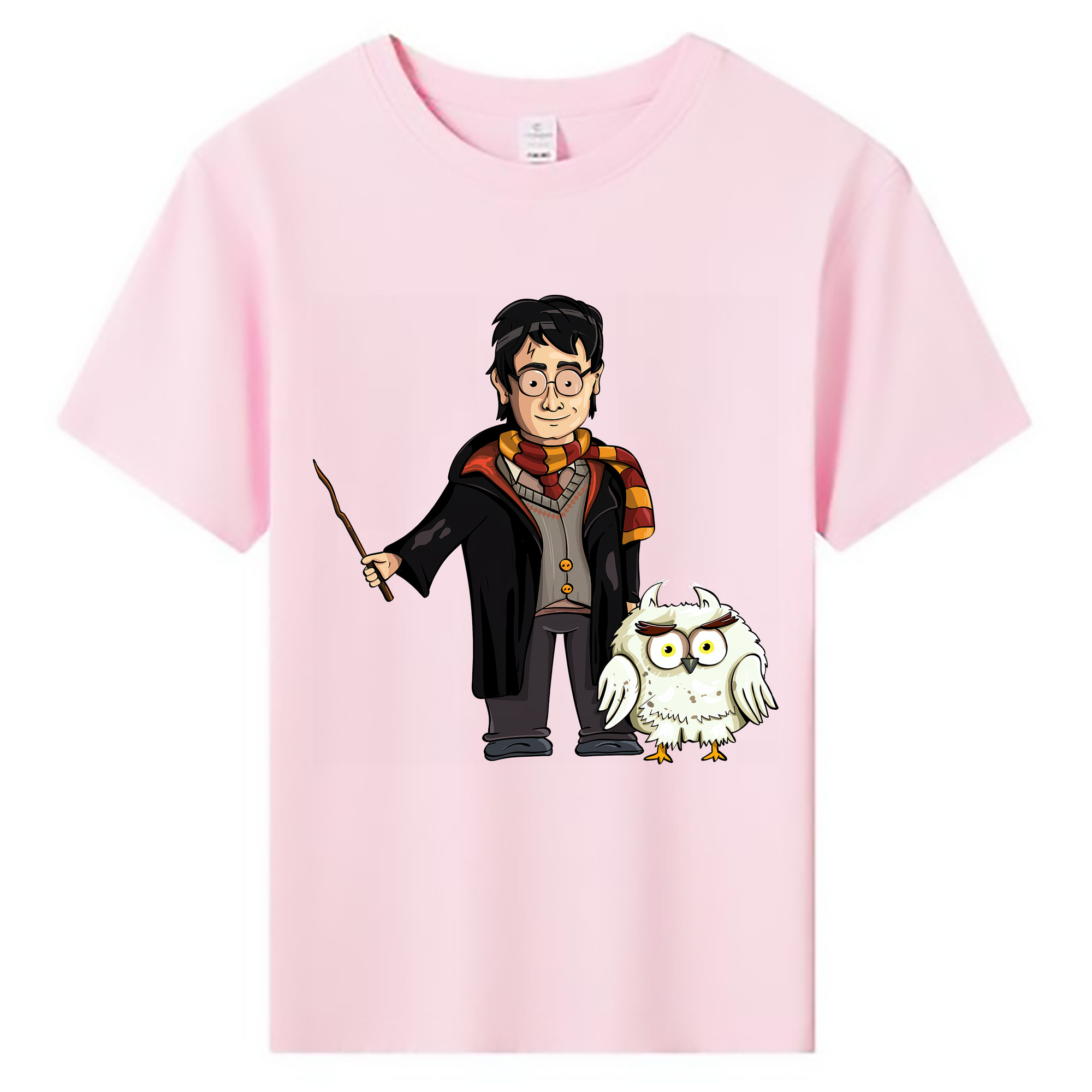 （画像用） Harry Potter ハリー・ポッターシリーズ 綿100％キッズTシャツ（フロントプリント）